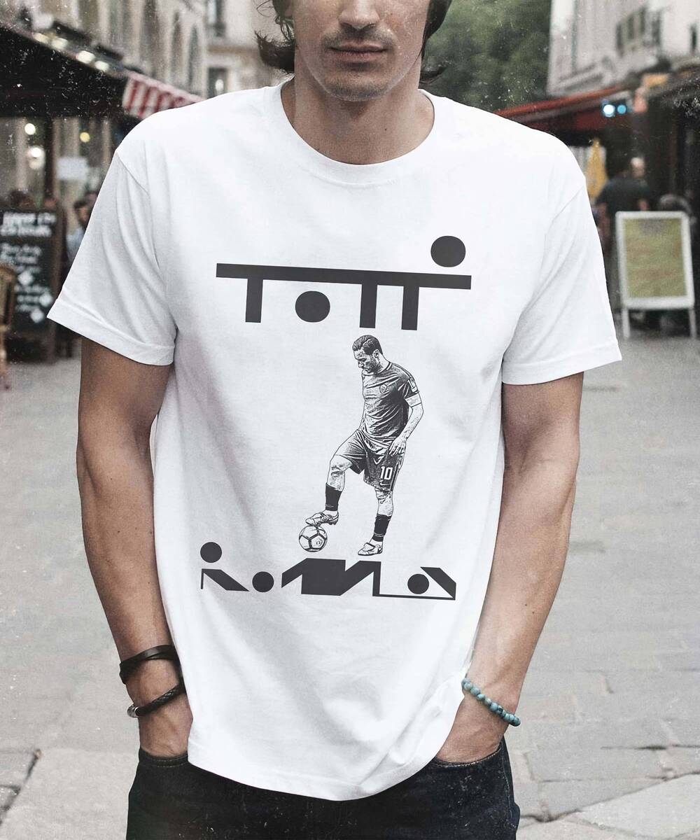 T-shirt Totti AS Roma Grafitee