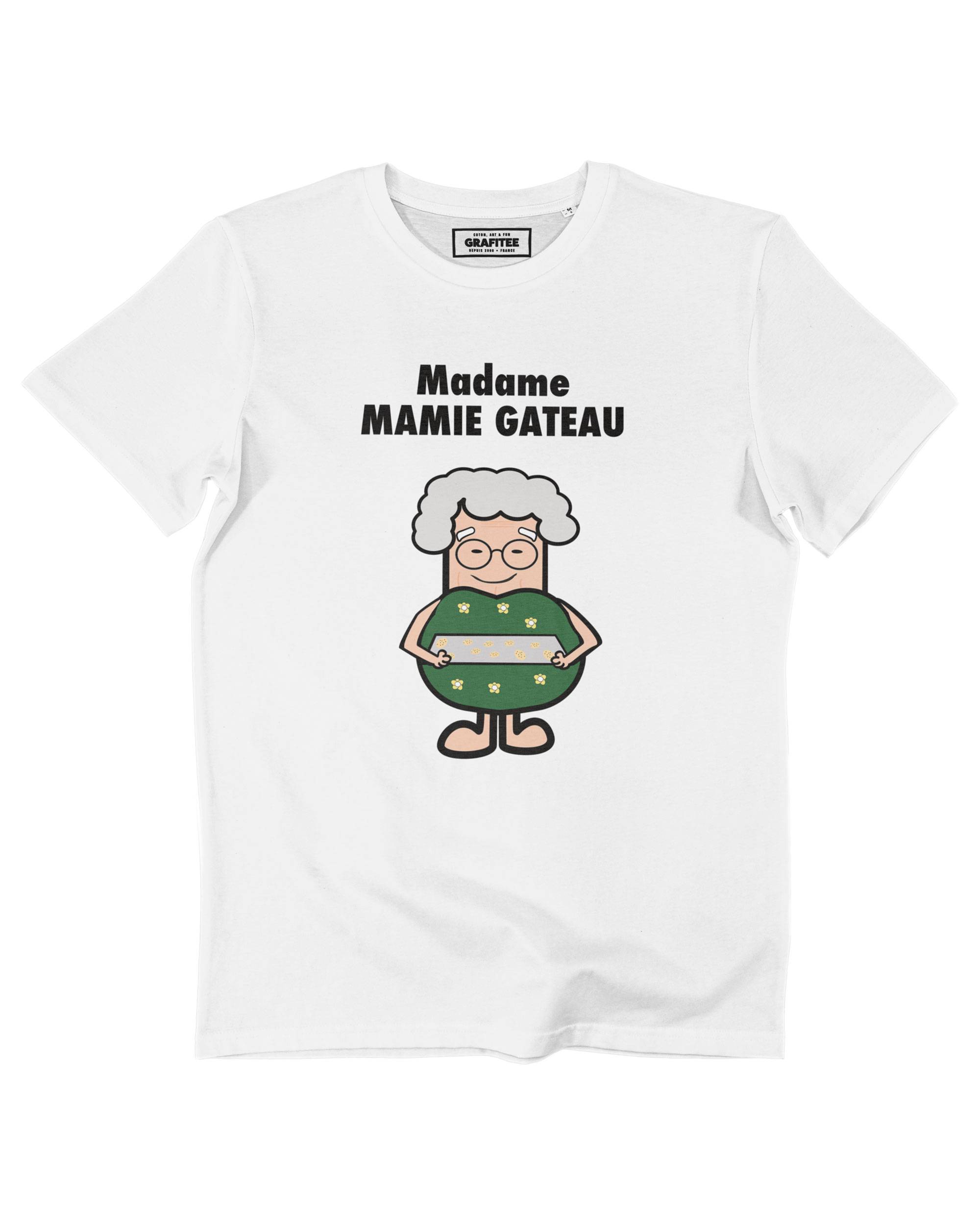 T-shirt Femme avec un Madame Mamie Gâteau Grafitee
