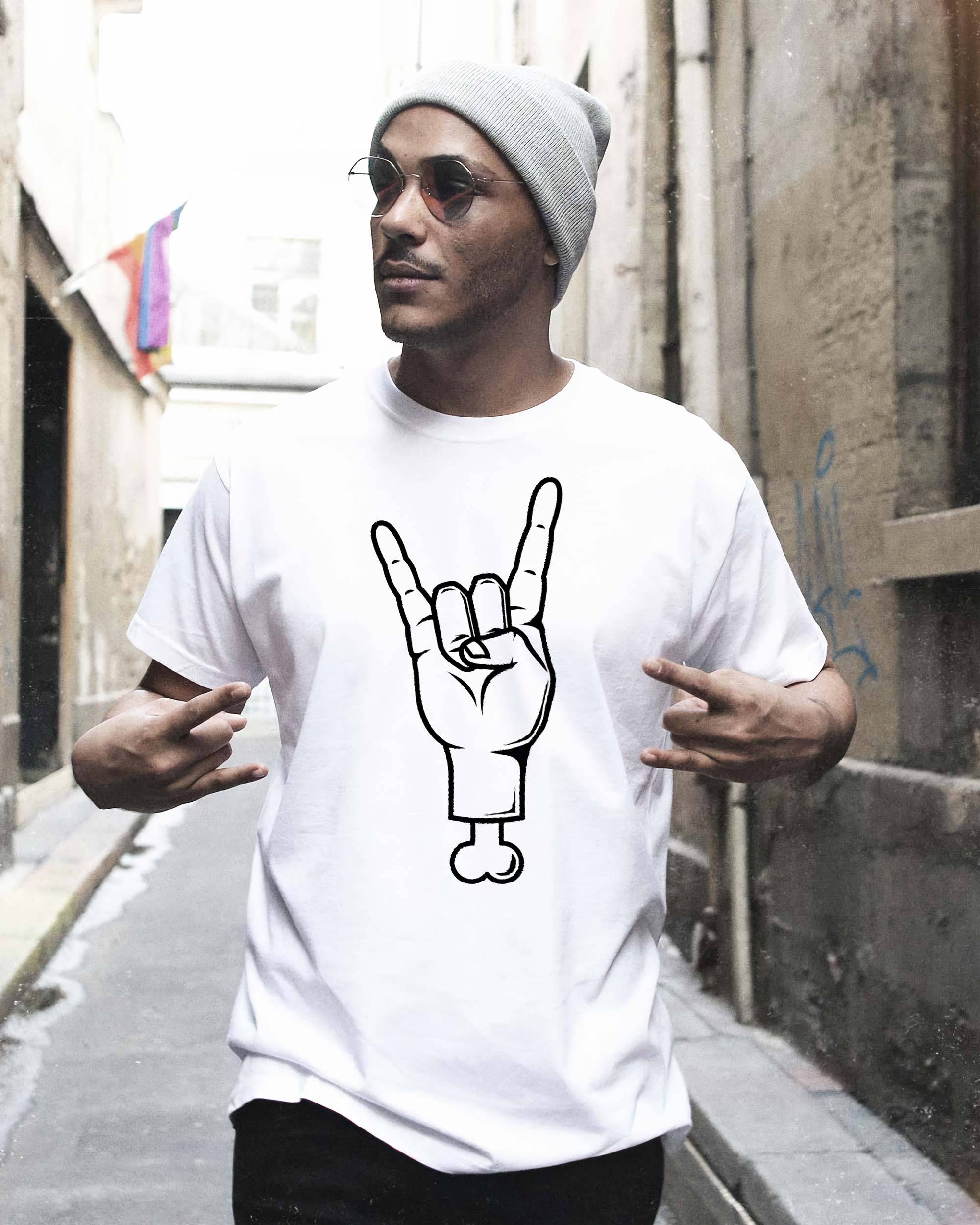 T-shirt Rock & Bone de couleur Blanc