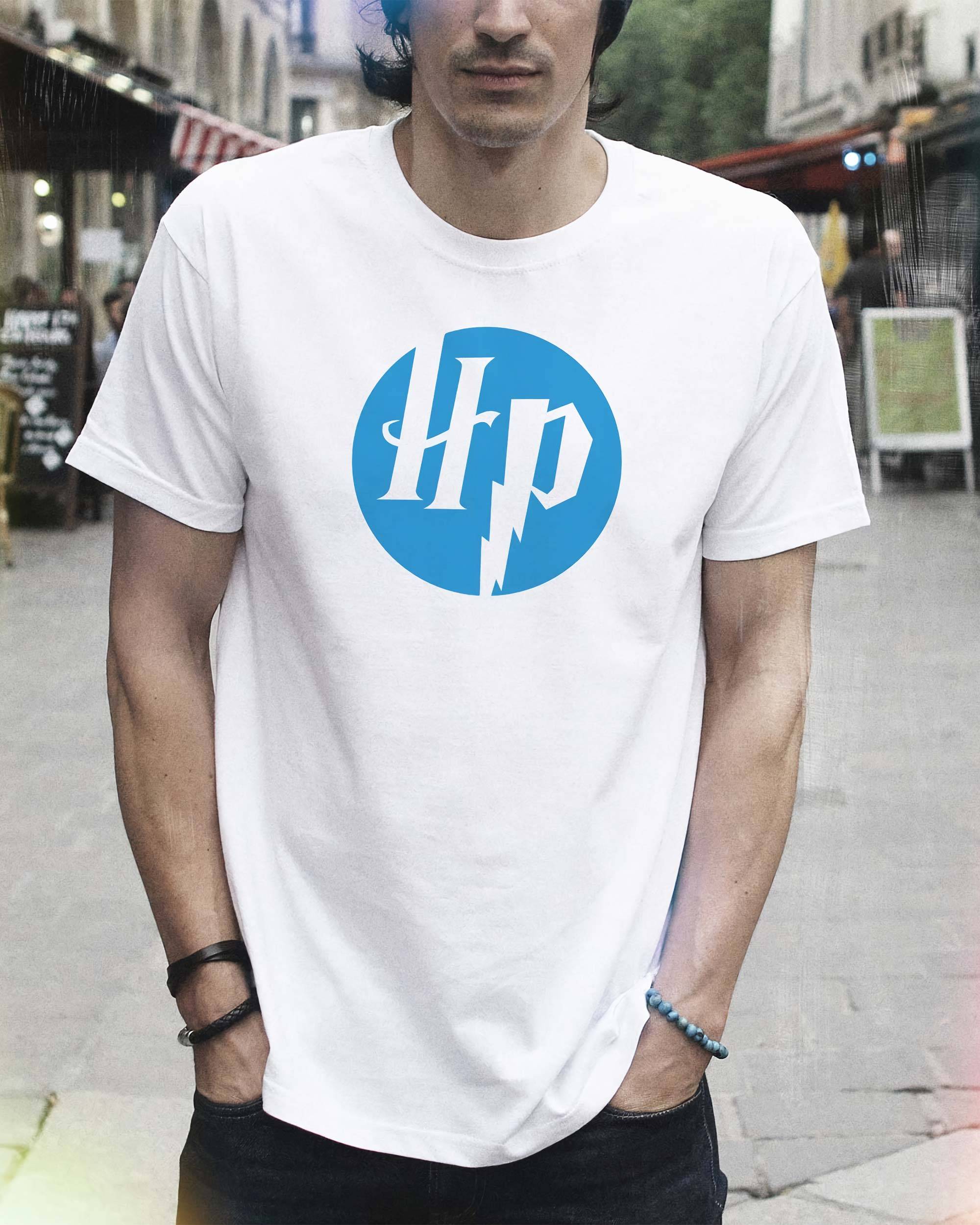 T-shirt Hewlett-Potter de couleur Blanc
