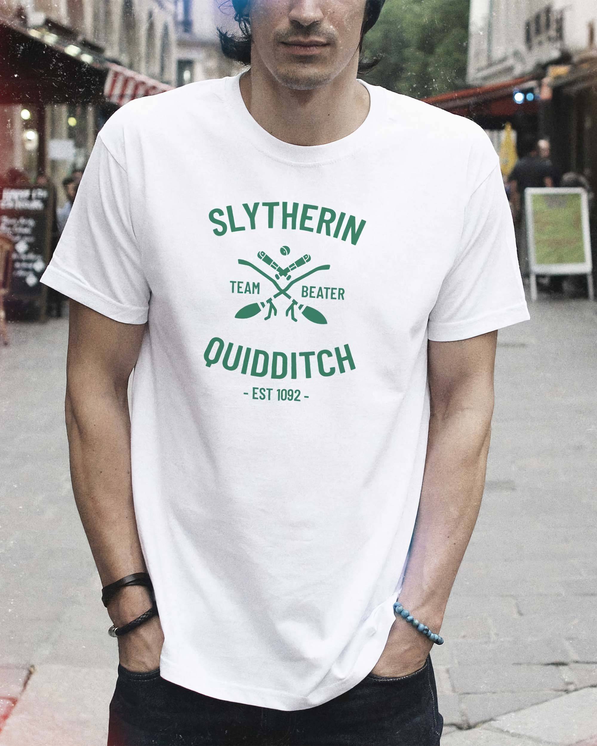 T-shirt Slytherin Team Beater de couleur Blanc