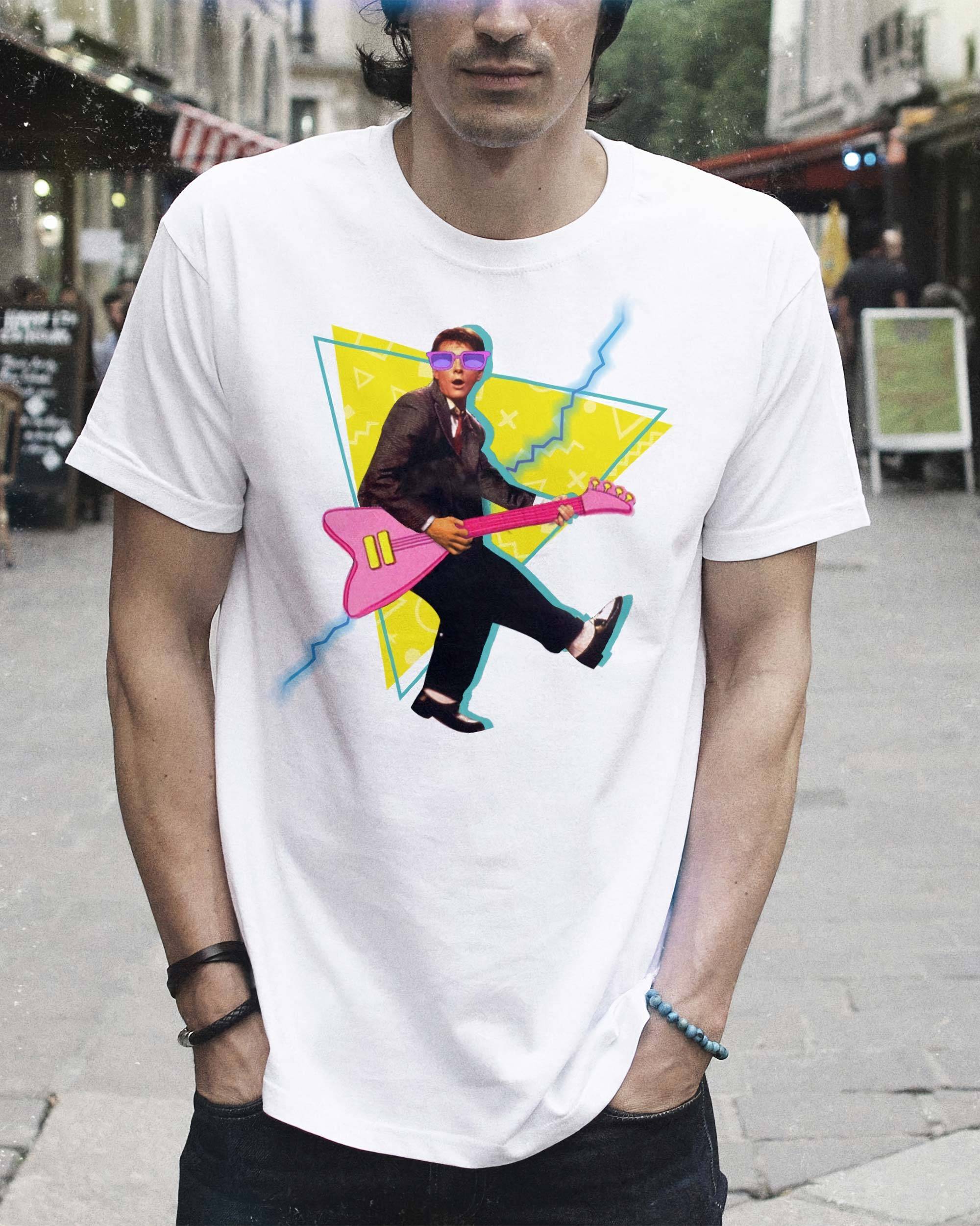 T-shirt Denver McFly de couleur Blanc