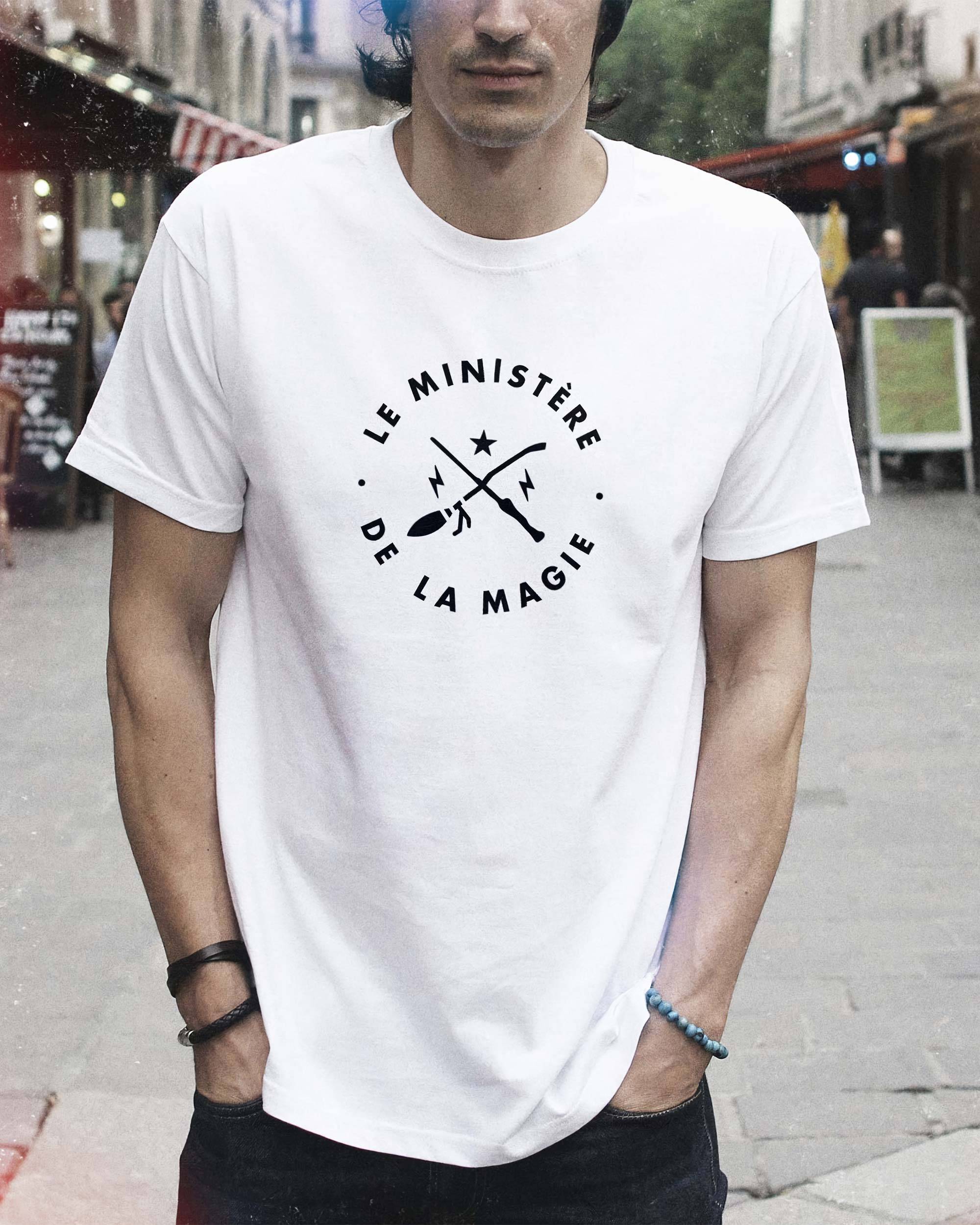 T-shirt Ministère de la Magie de couleur Blanc