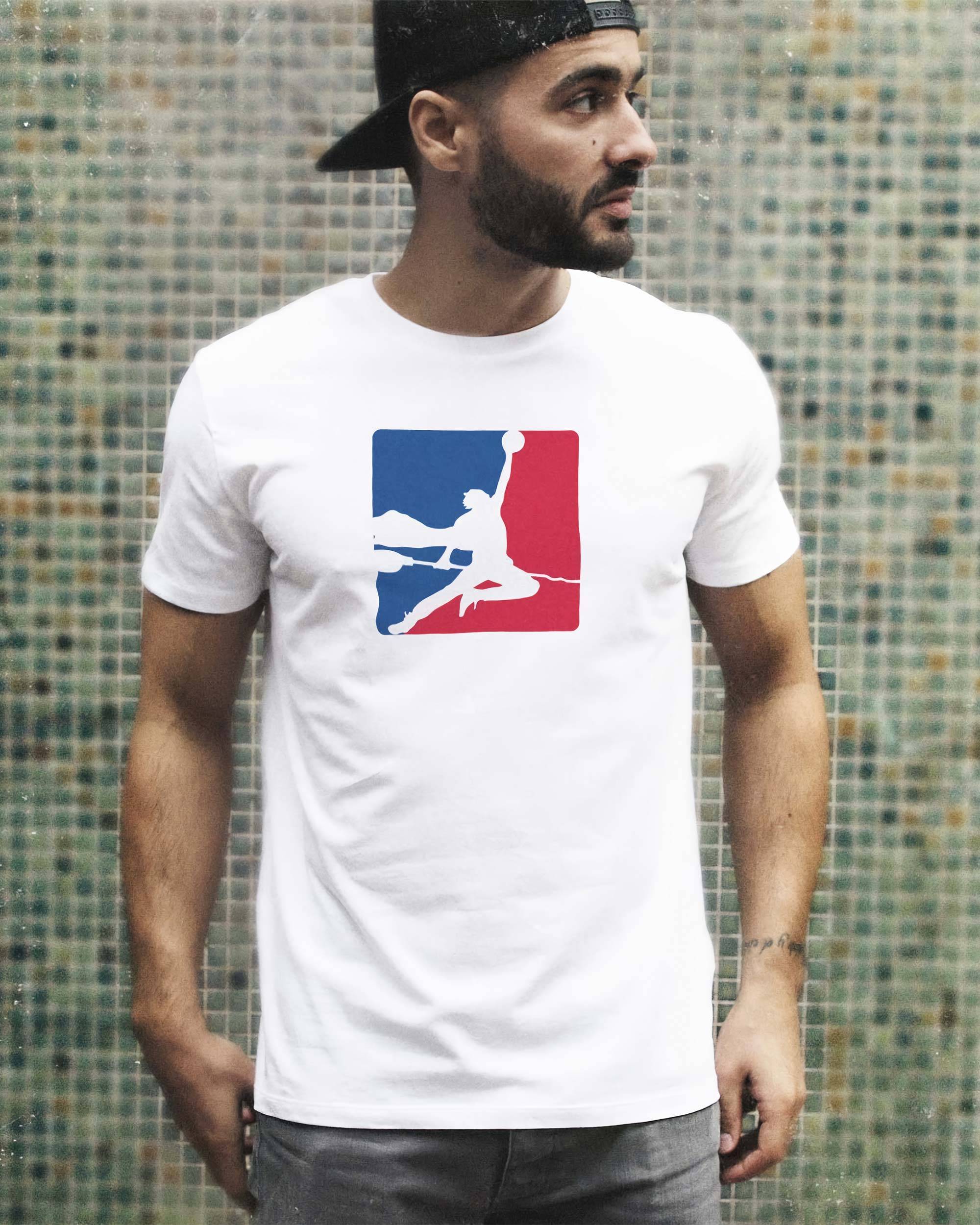 T-shirt Quidditch NBA de couleur Blanc