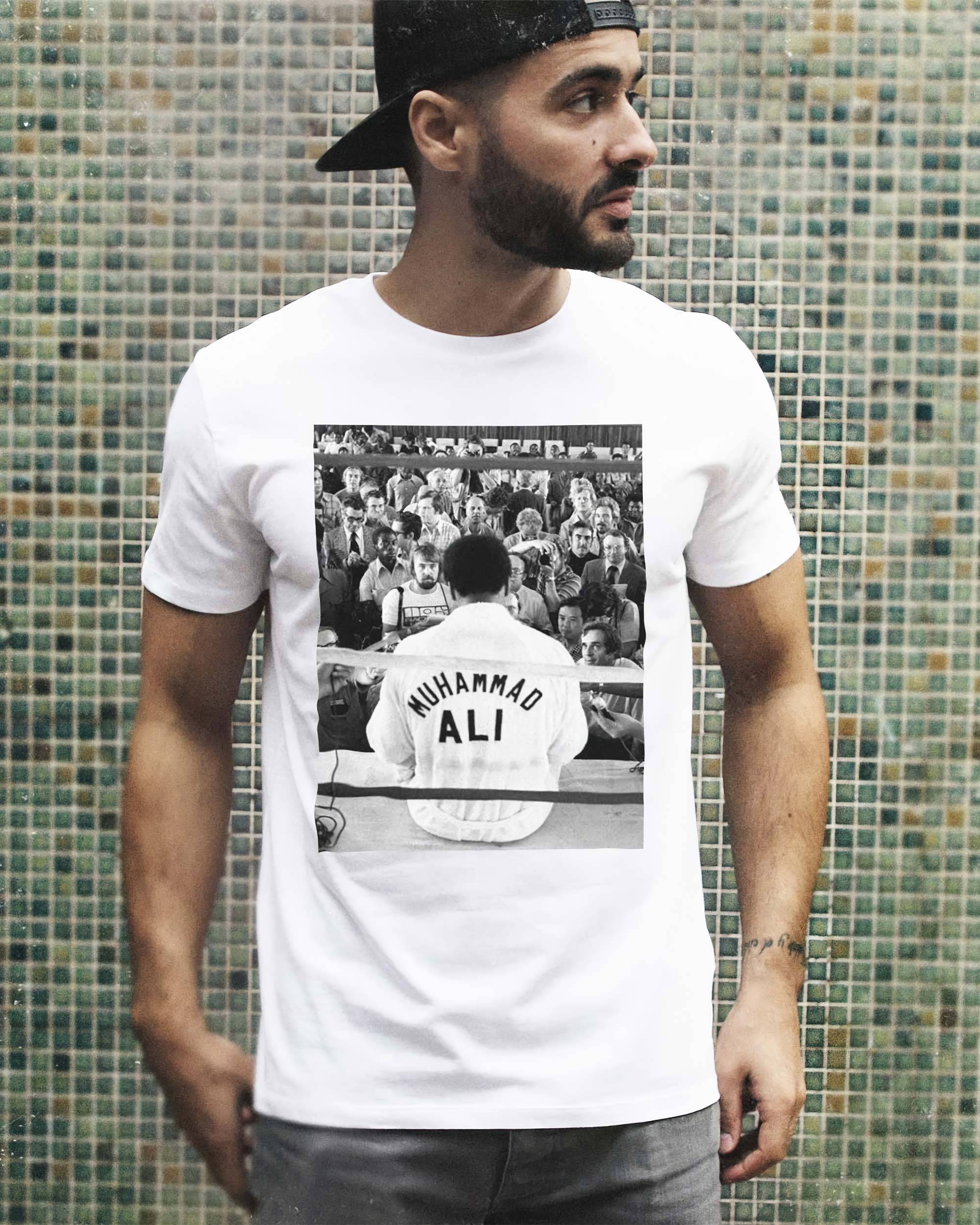 T-shirt Ali Mega Star de couleur Blanc