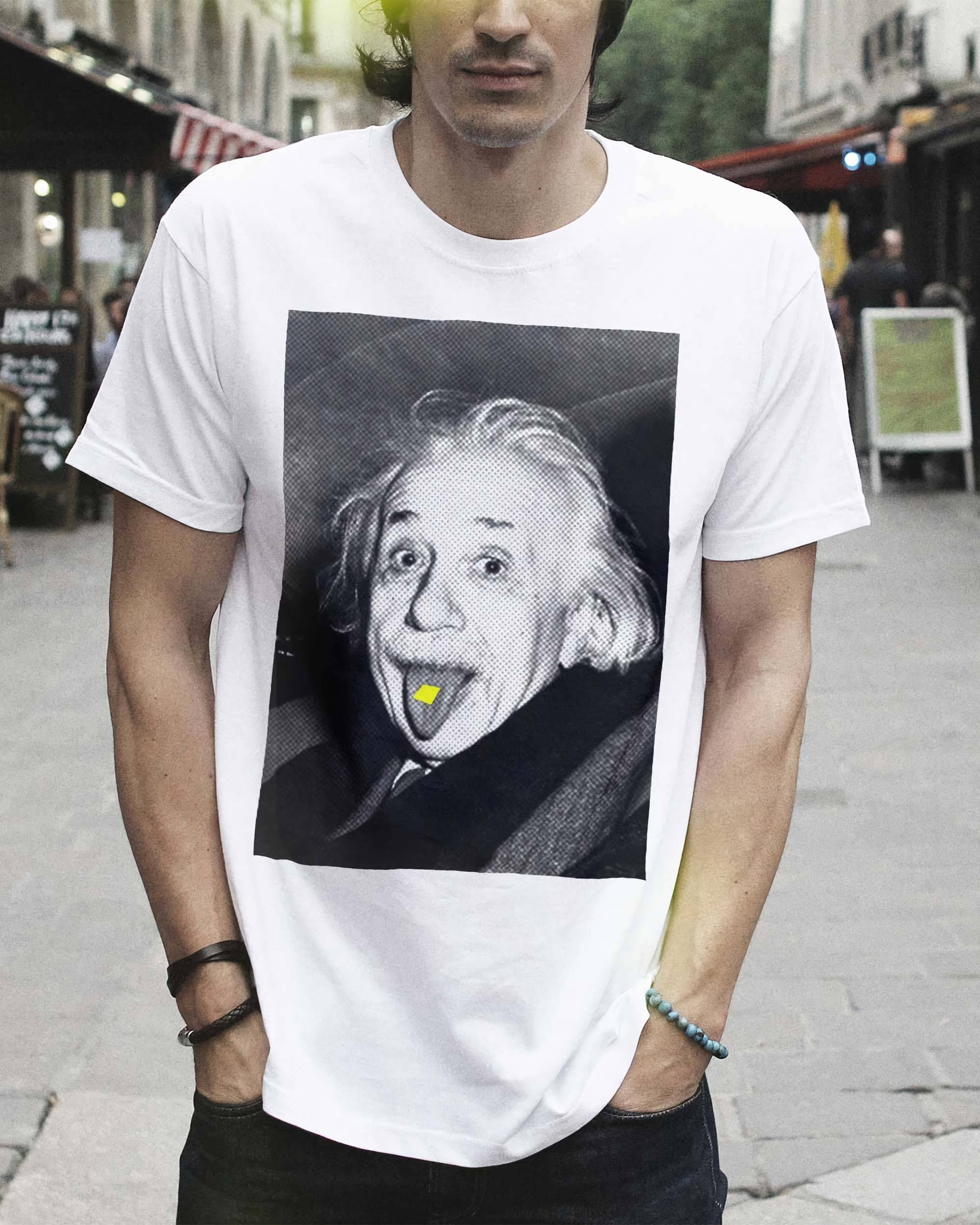 T-shirt Albert LSD de couleur Blanc