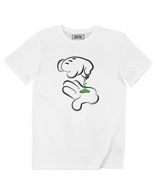 T-shirt Mickey Gloves Marijuana Grafitee
