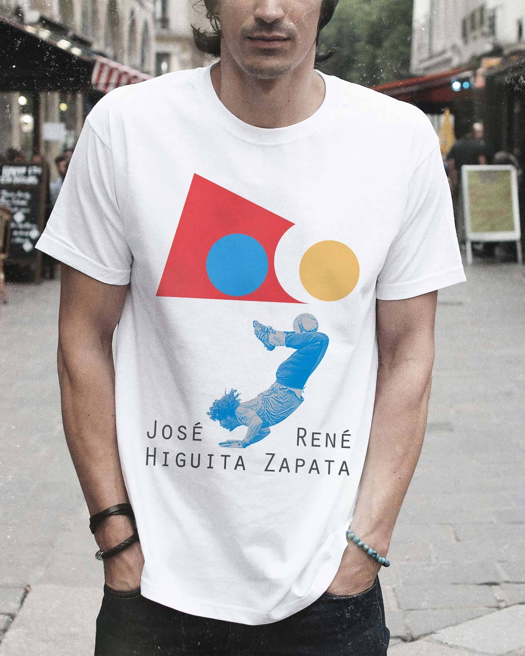 T-shirt El Loco de couleur Blanc par Sucker For Soccer