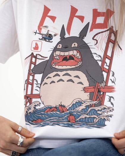 T-shirt Totoro attaque Grafitee