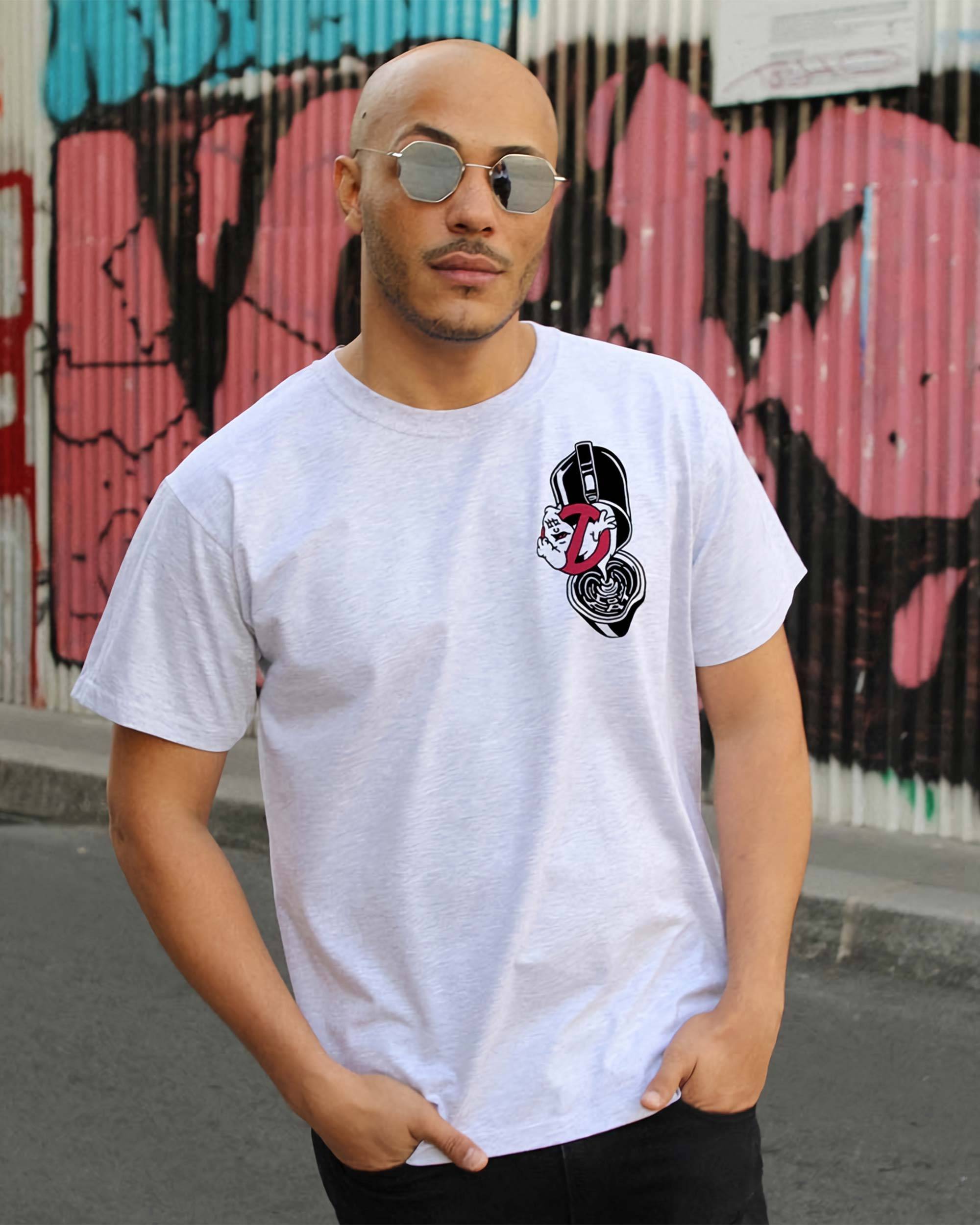 T-shirt Fuck Low Fat Milk de couleur Blanc par Gogi