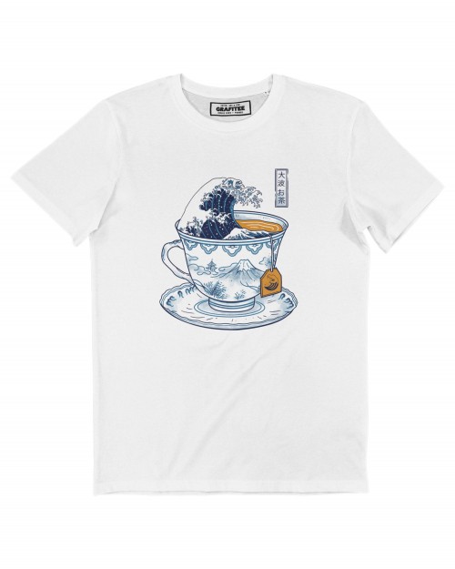 T-shirt The great Kanagawa tea Grafitee