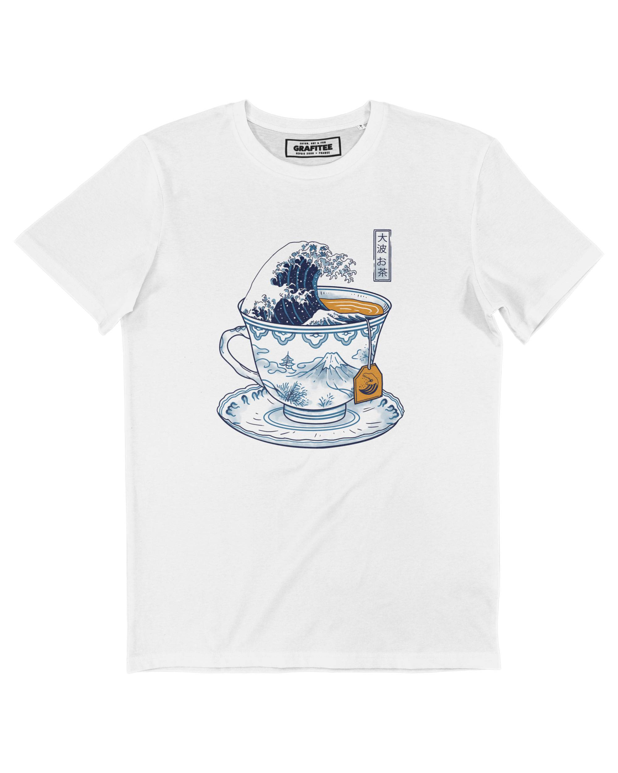T-shirt The great Kanagawa tea Grafitee