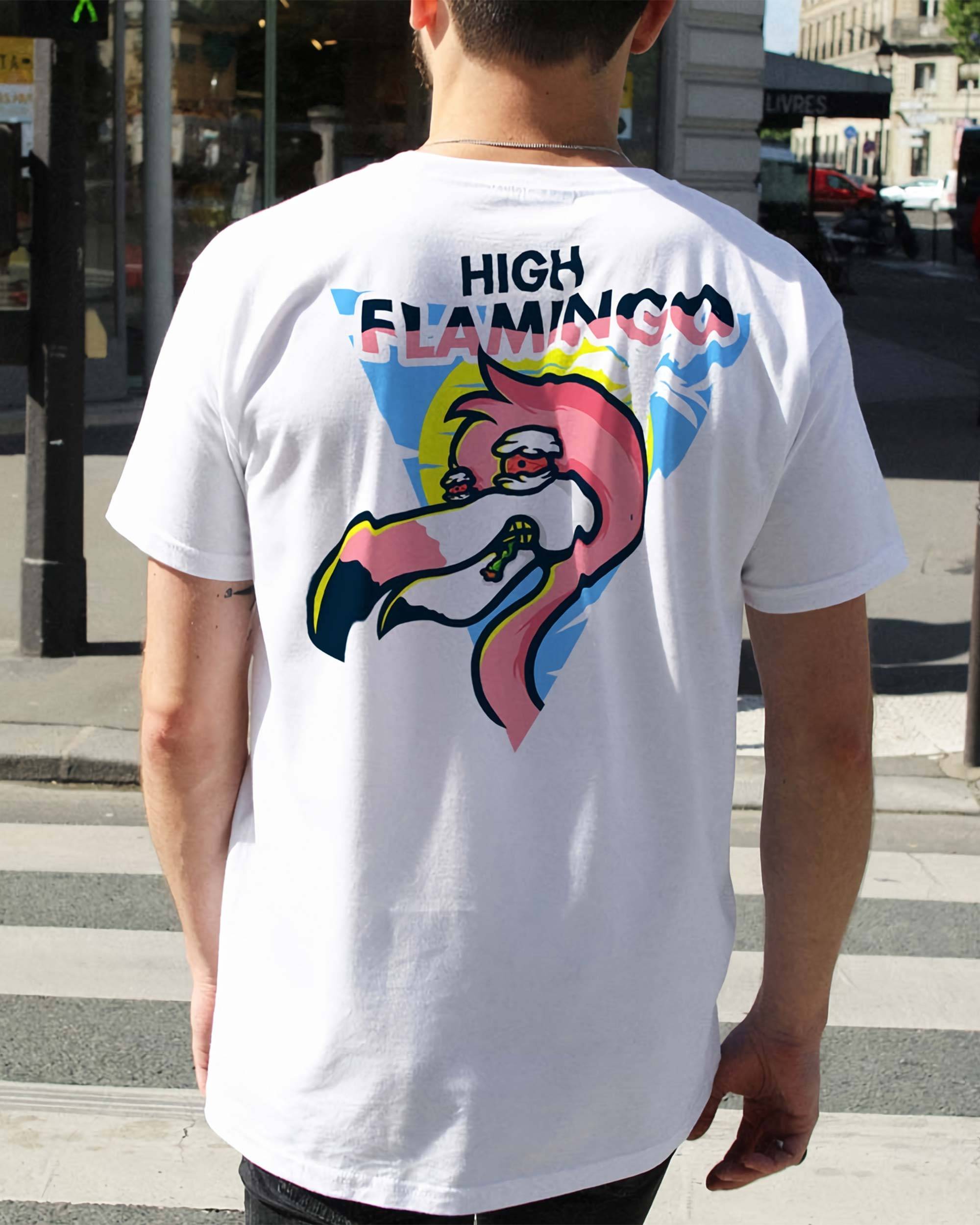T-shirt High Flamingo Grafitee