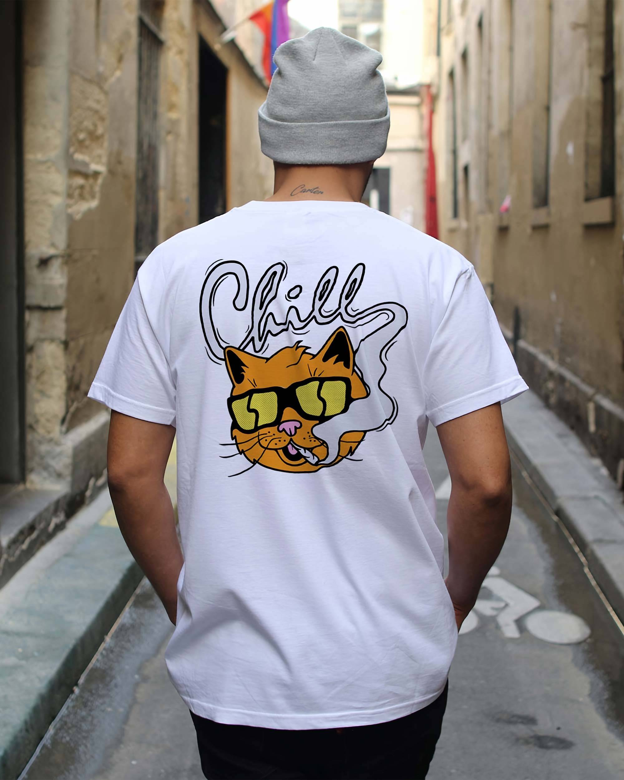 T-shirt Chill cat Grafitee