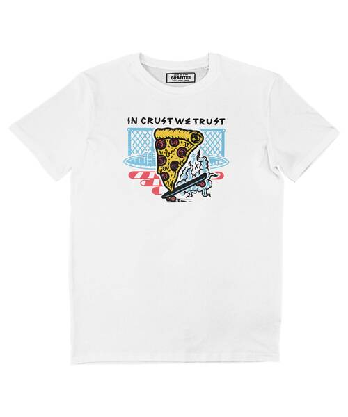 T-shirt In crust we trust Grafitee