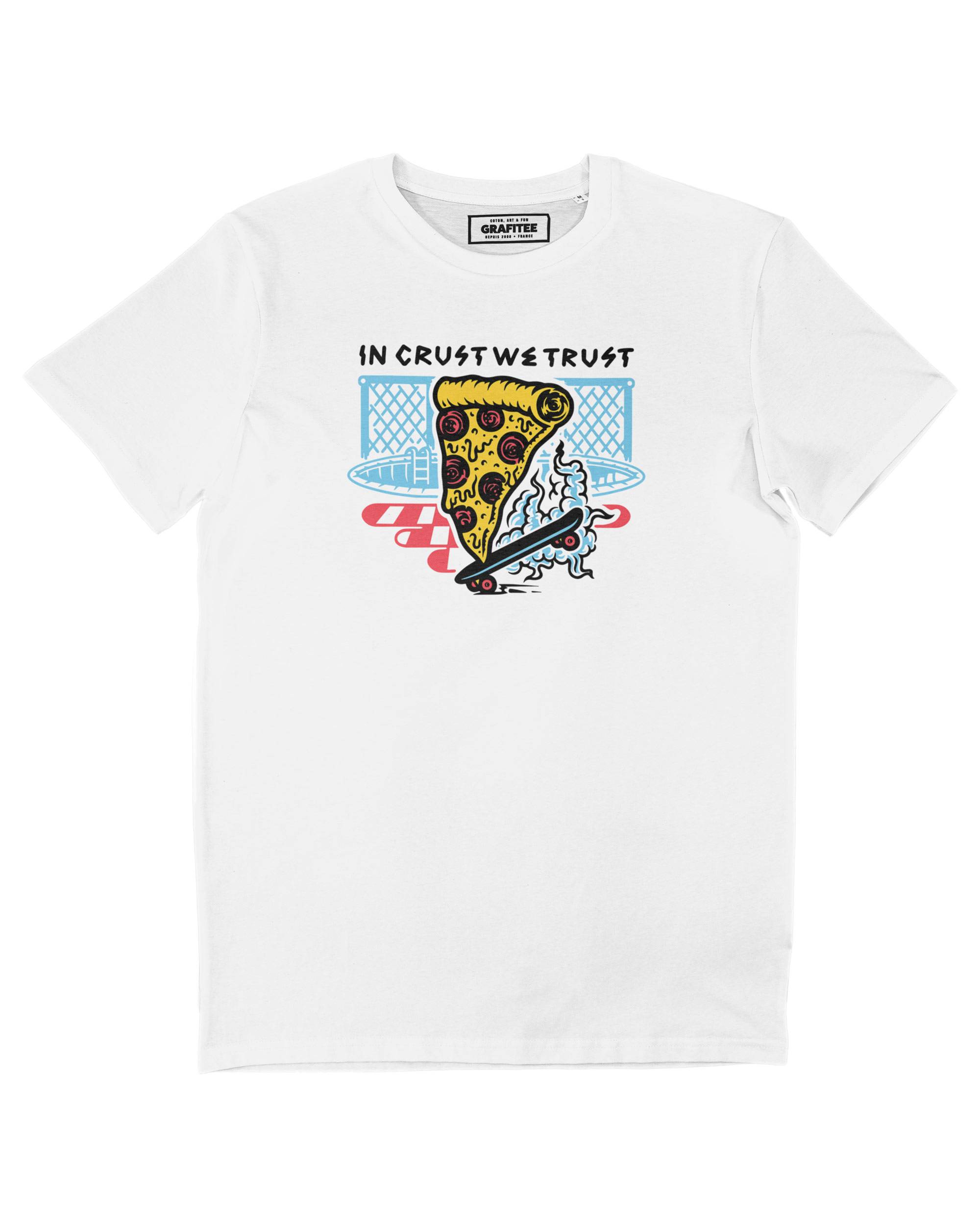 T-shirt In crust we trust Grafitee