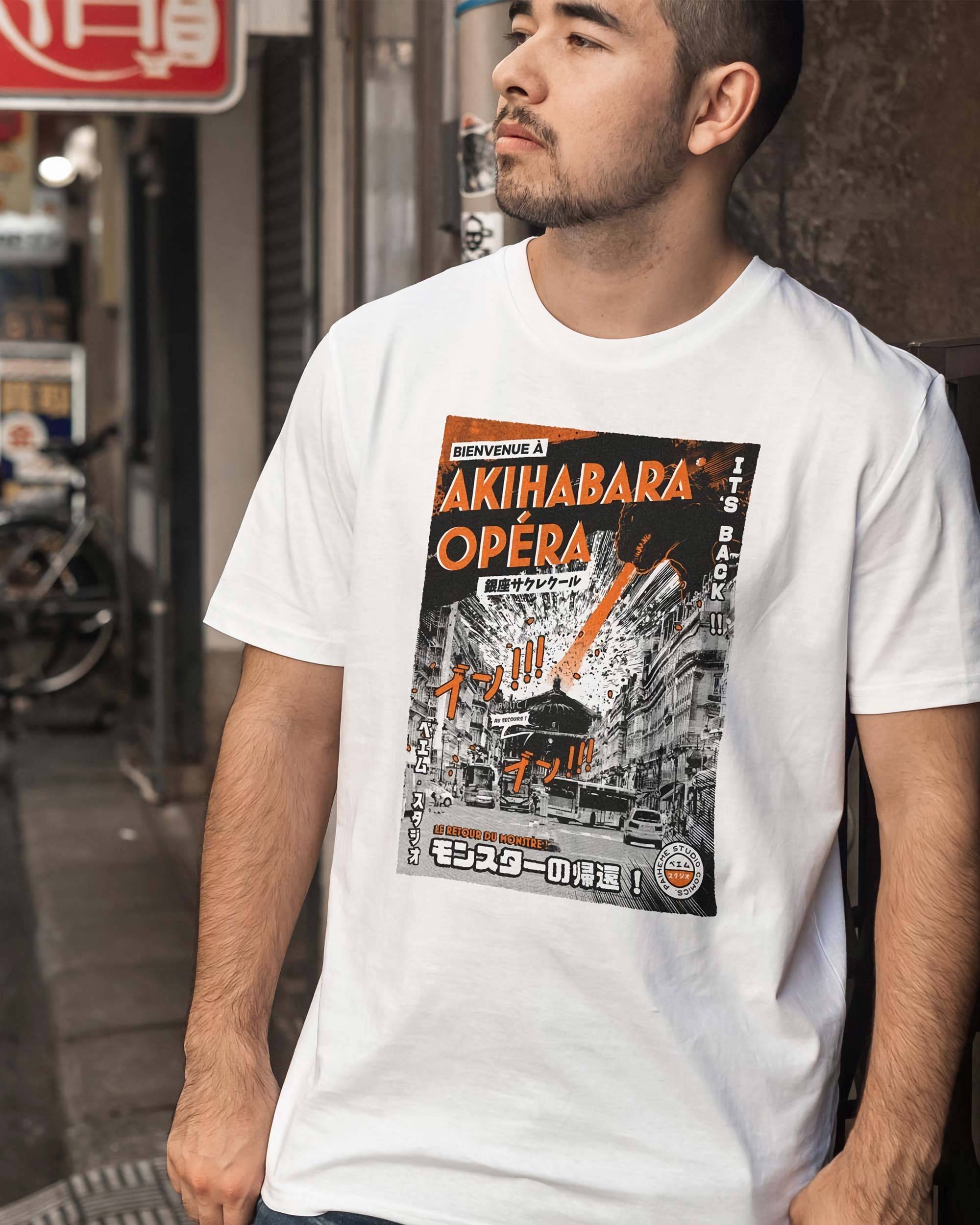 T-shirt Opéra x Akihabara de couleur Blanc