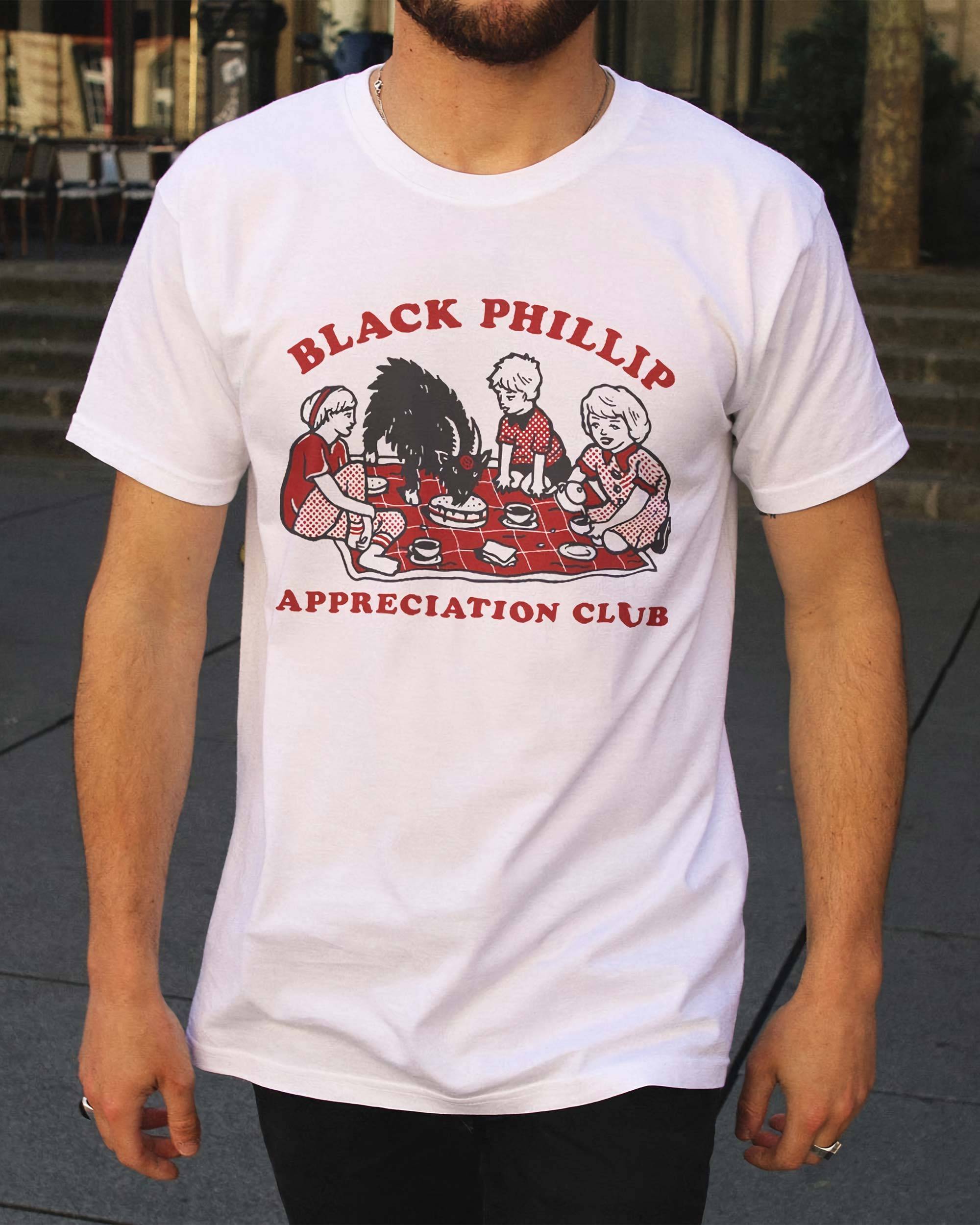 T-shirt Black Philipp de couleur Blanc
