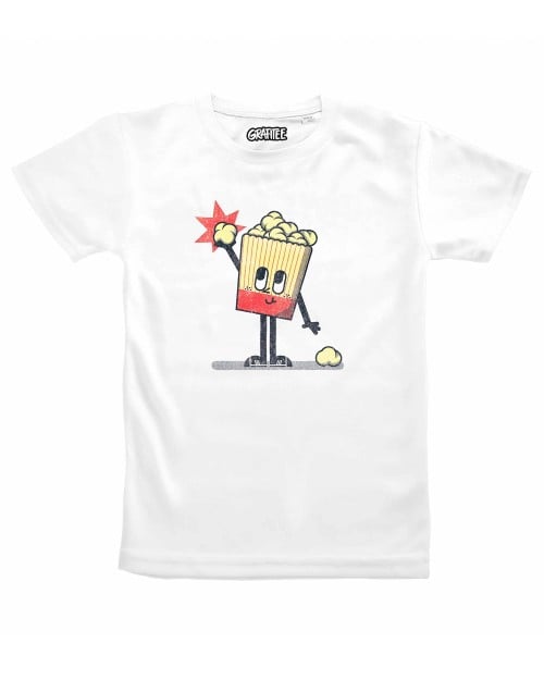 T-shirt Popcorn day Grafitee