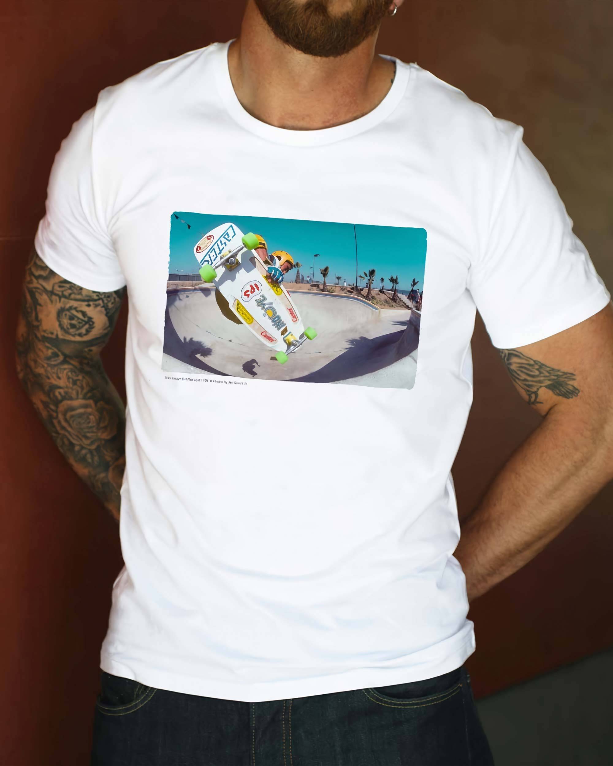 T-shirt Bowl de couleur Blanc par Coontak