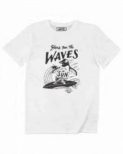 T-shirt Here for the waves Grafitee