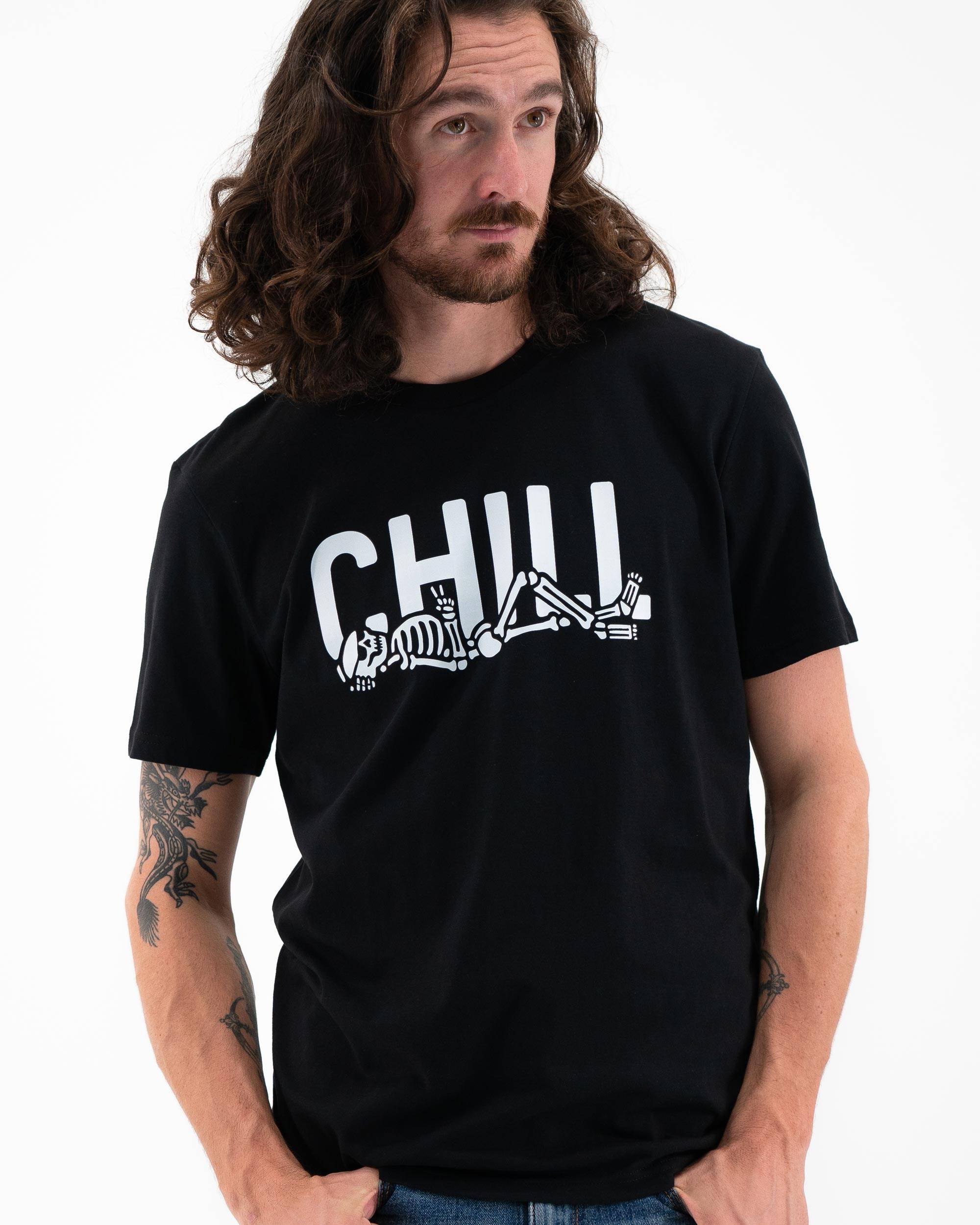 T-shirt Chill Skeleton Grafitee