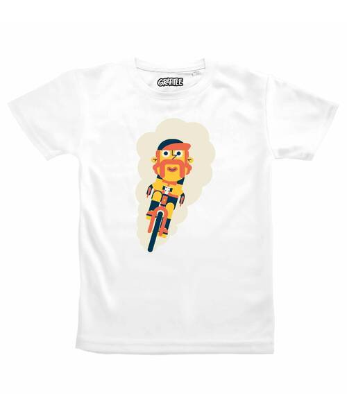 T-shirt Cycliste Hipster Grafitee