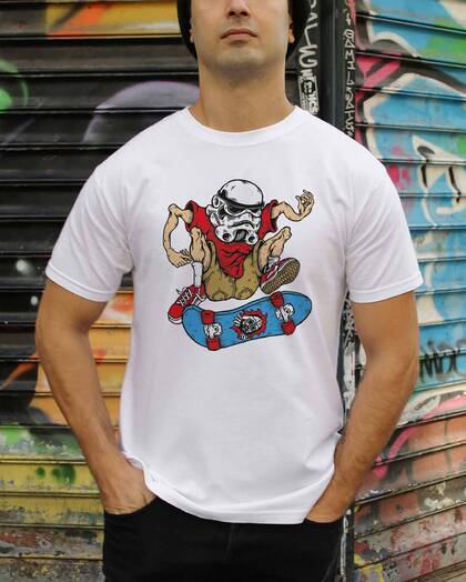 T-shirt Trooper Skater Grafitee
