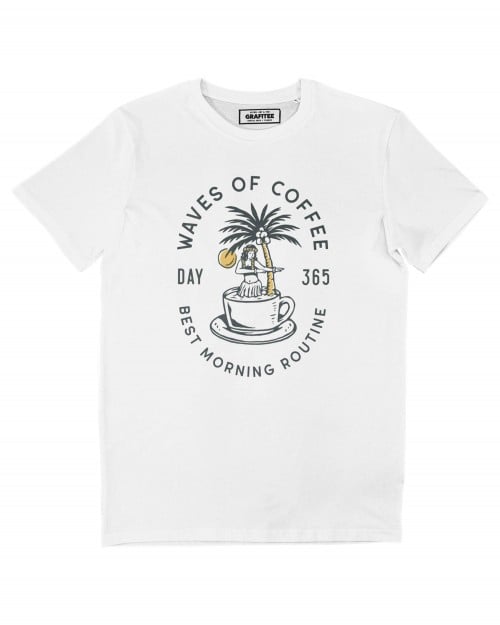 T-shirt Waves of coffee Grafitee