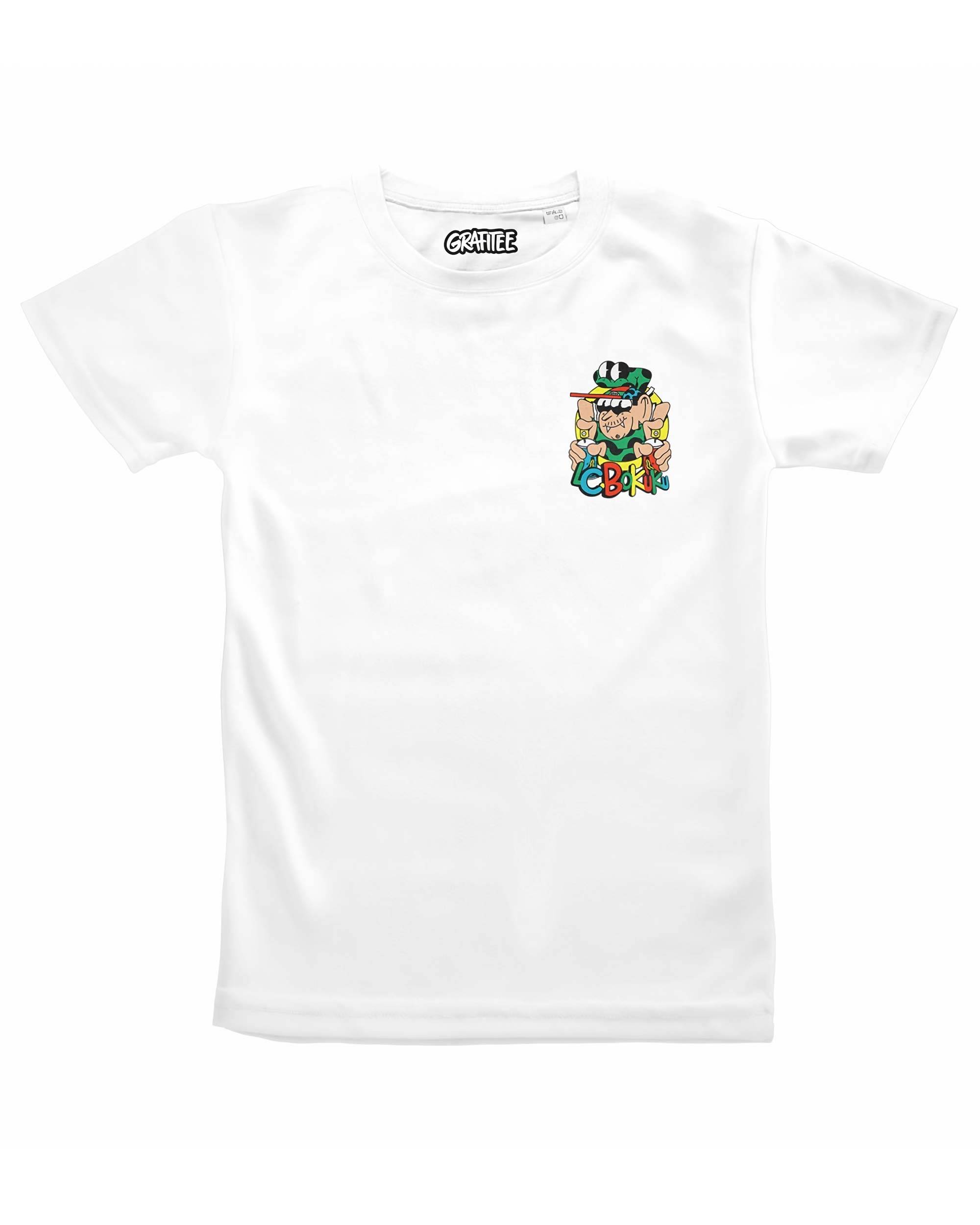 T-shirt LC Bokuku de couleur Blanc par BOKU