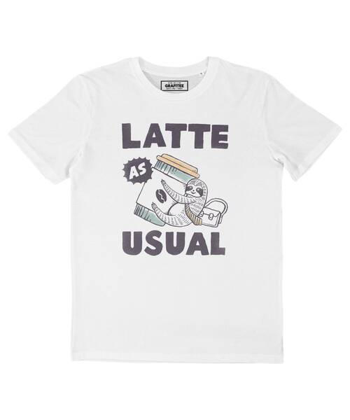 T-shirt Latte as usual Grafitee