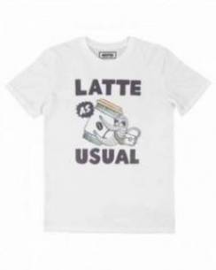 T-shirt Latte as usual Grafitee