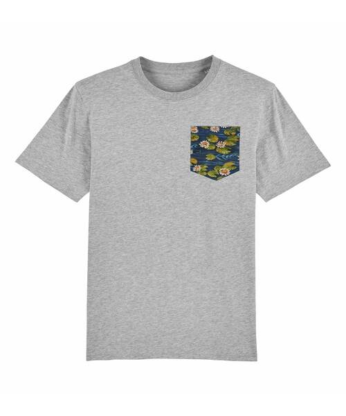 T-shirt à poche Nénuphars Grafitee