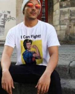 T-shirt I can fight Grafitee