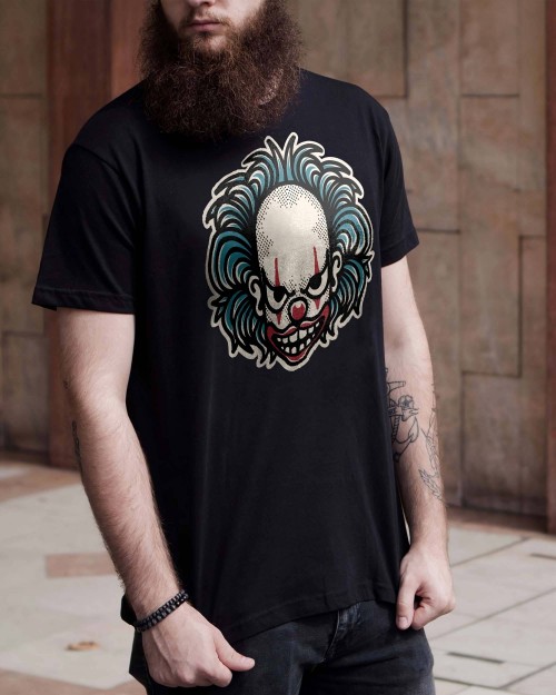 T shirt Clown mal fique