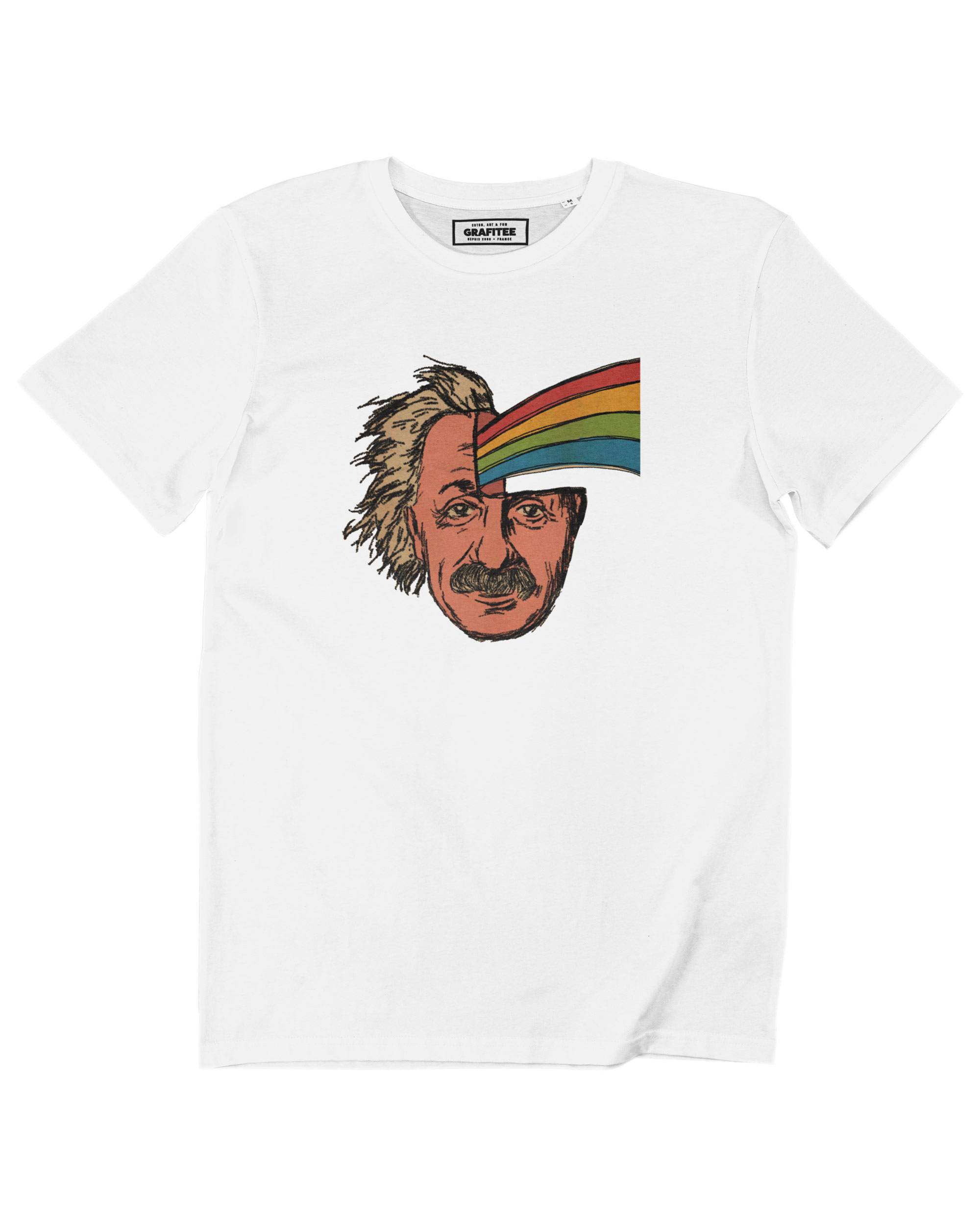 T-shirt Einstein Rainbow Grafitee