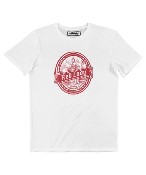 T-shirt Red Lady Grafitee