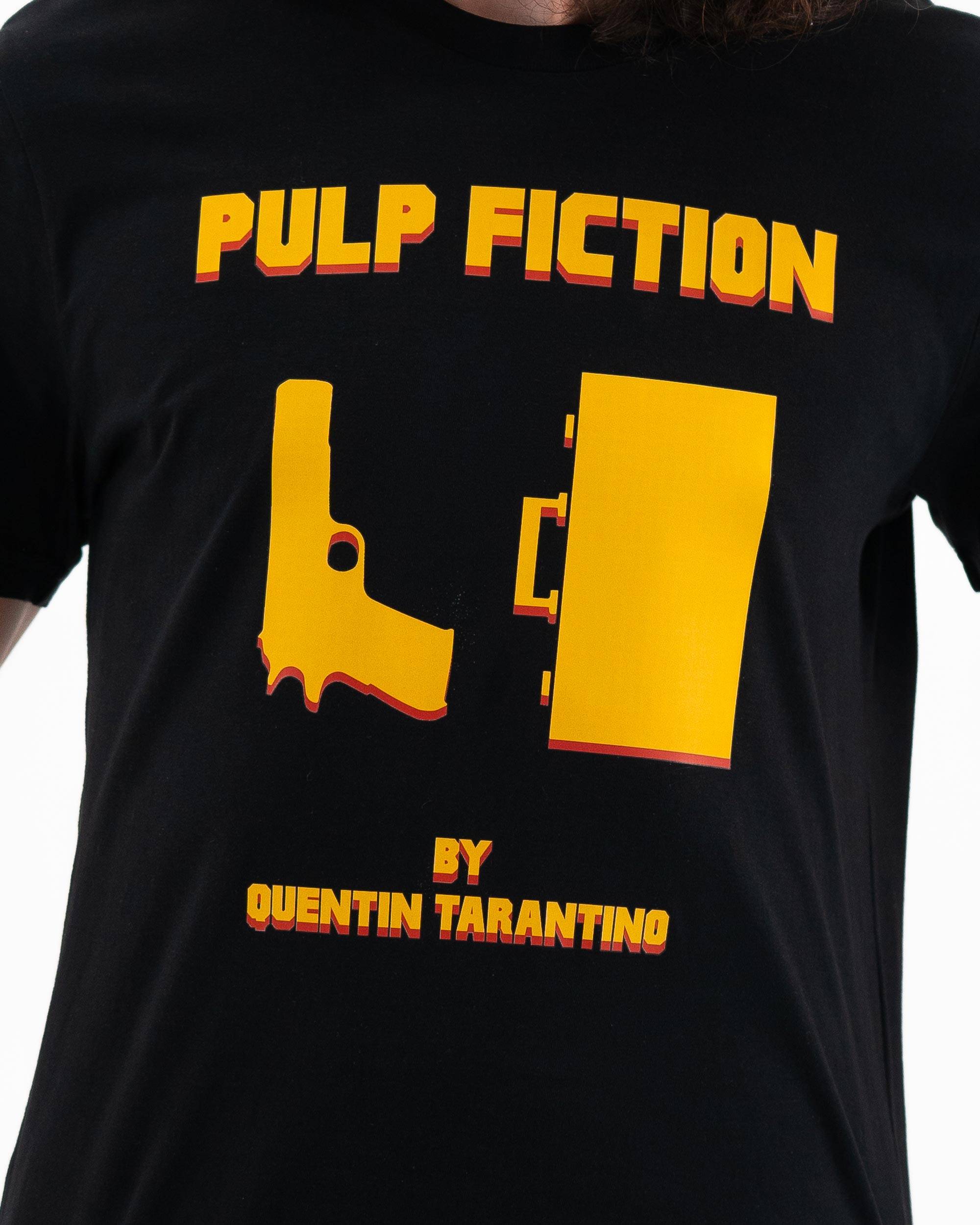 T-shirt Valise Pulp Fiction de couleur Noir