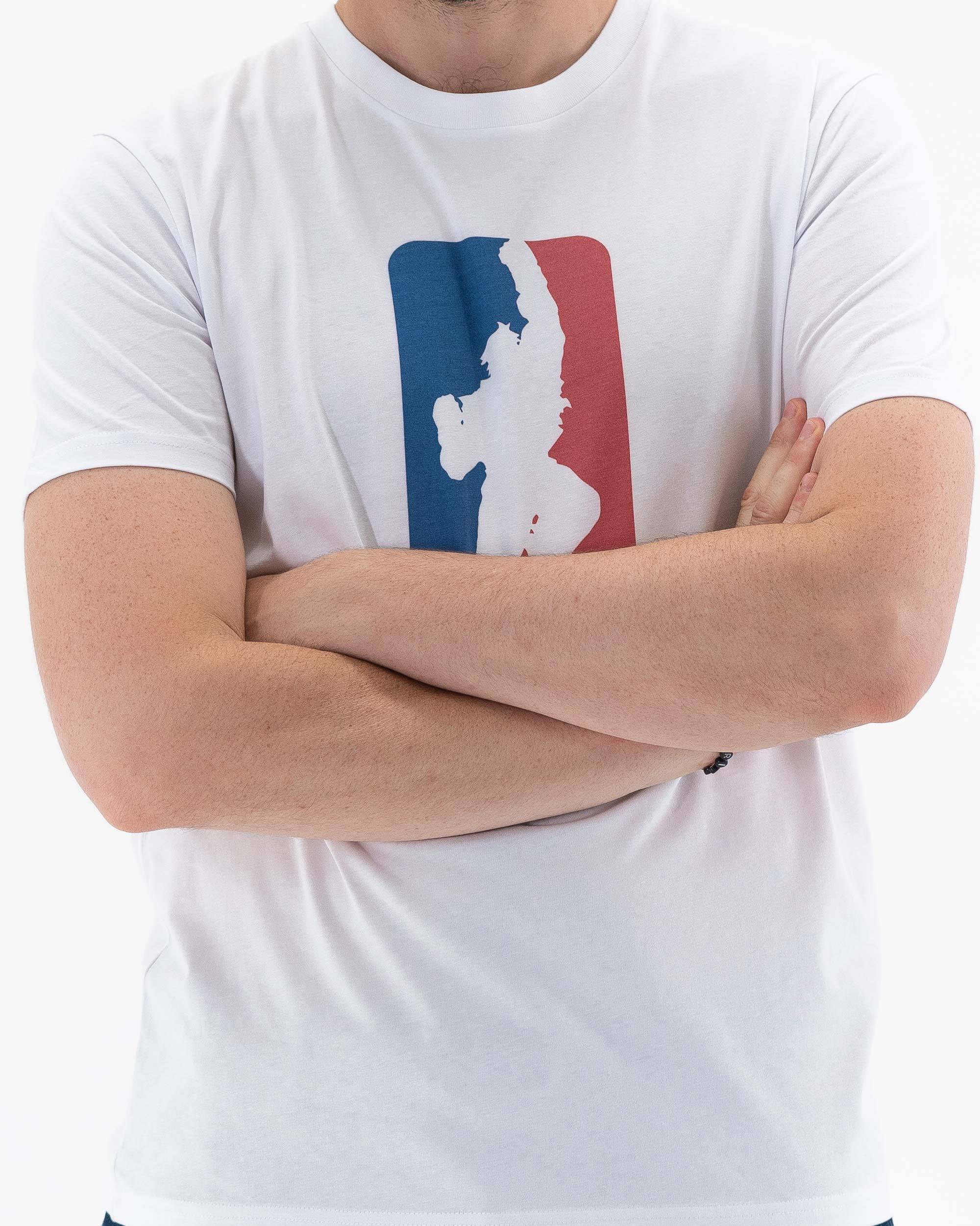 T-shirt Street Fighter vs NBA de couleur Blanc