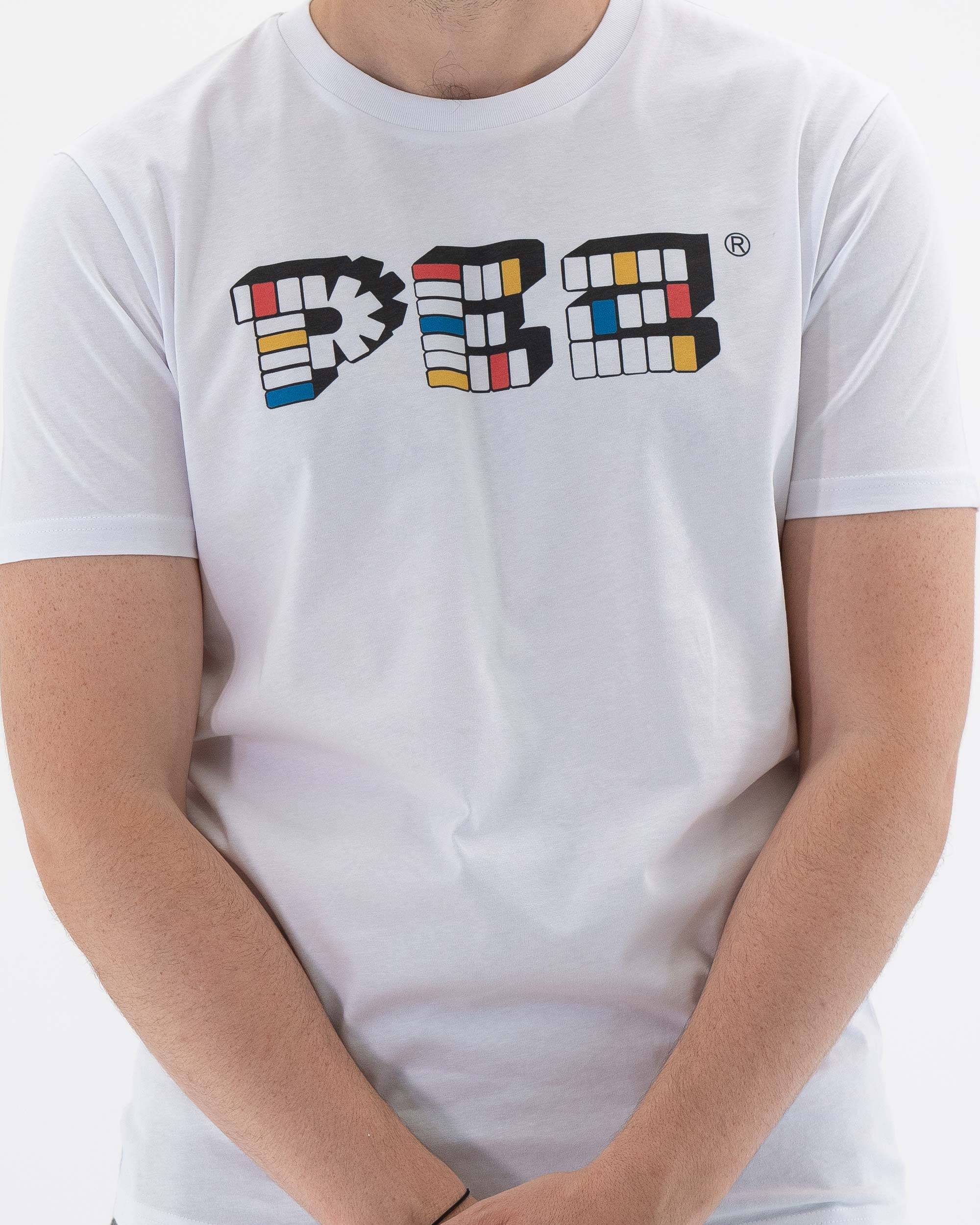 T-shirt Logo PEZ de couleur Blanc
