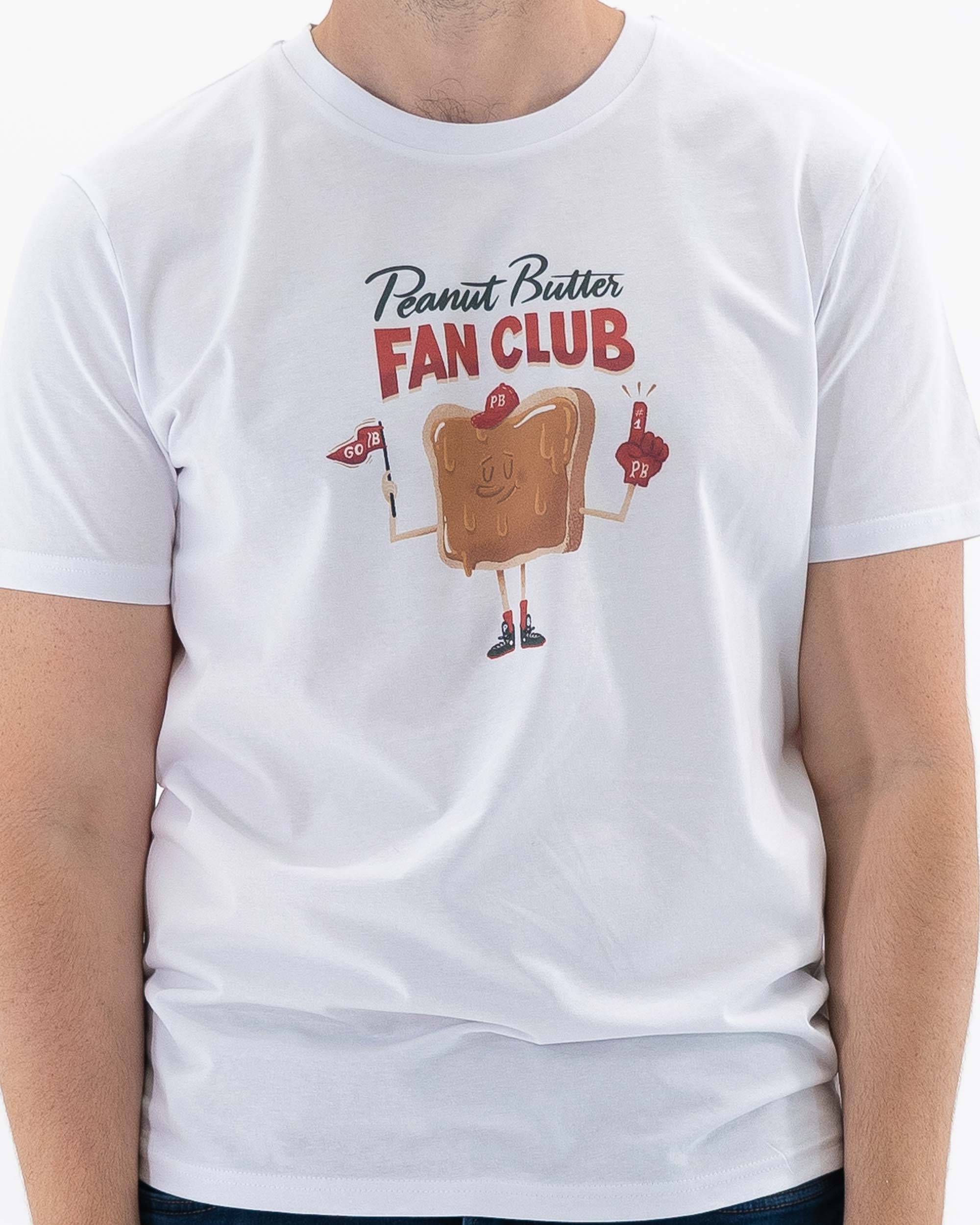 T-shirt Peanut Butter Club de couleur Blanc par Hello It's Nacho