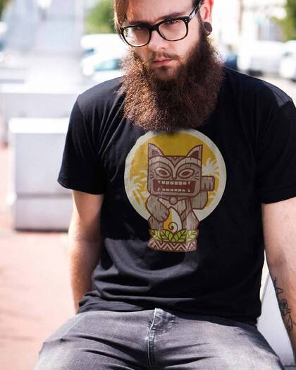 T-shirt Tiki Kitty Grafitee