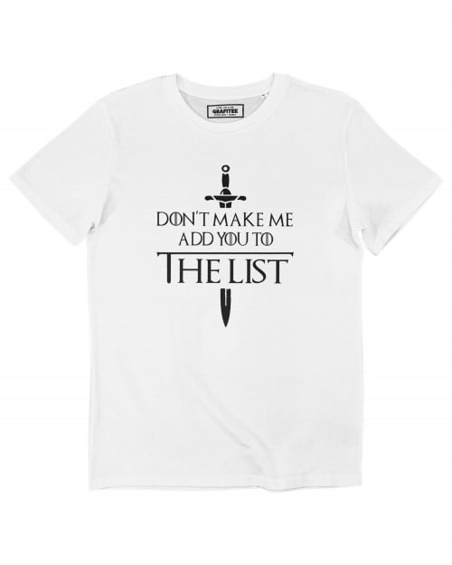 T-shirt The List Grafitee