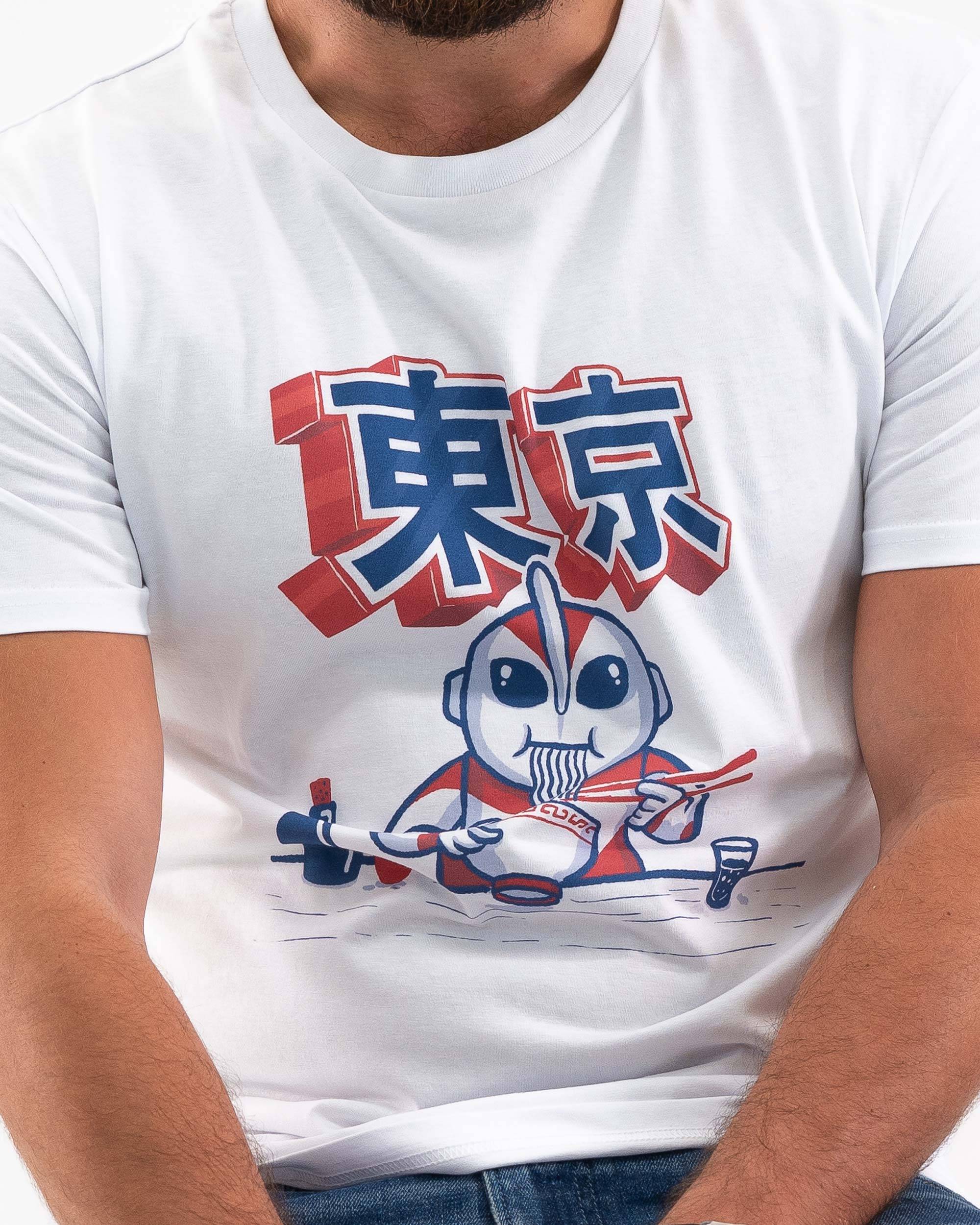 T-shirt Ultraman de couleur Blanc par Hello It's Nacho