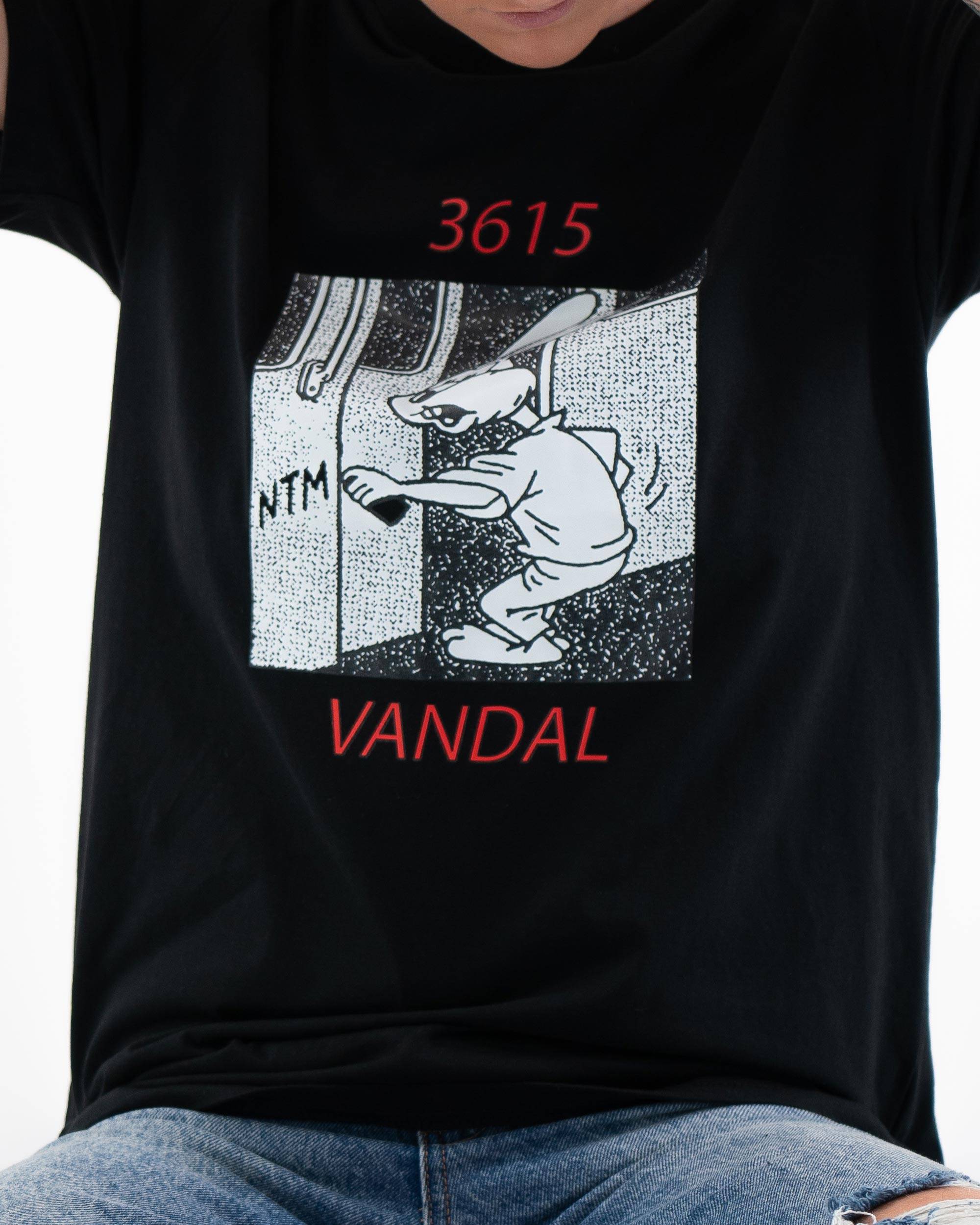 T-shirt 3615 Vandal de couleur Noir par Shinzo