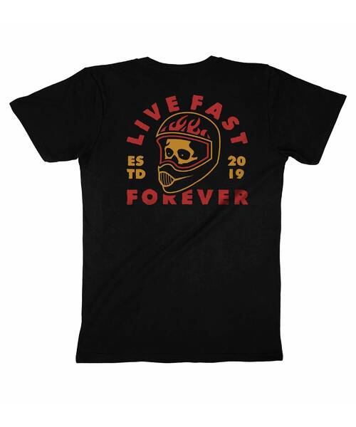 T-shirt Live Fast Forever Grafitee