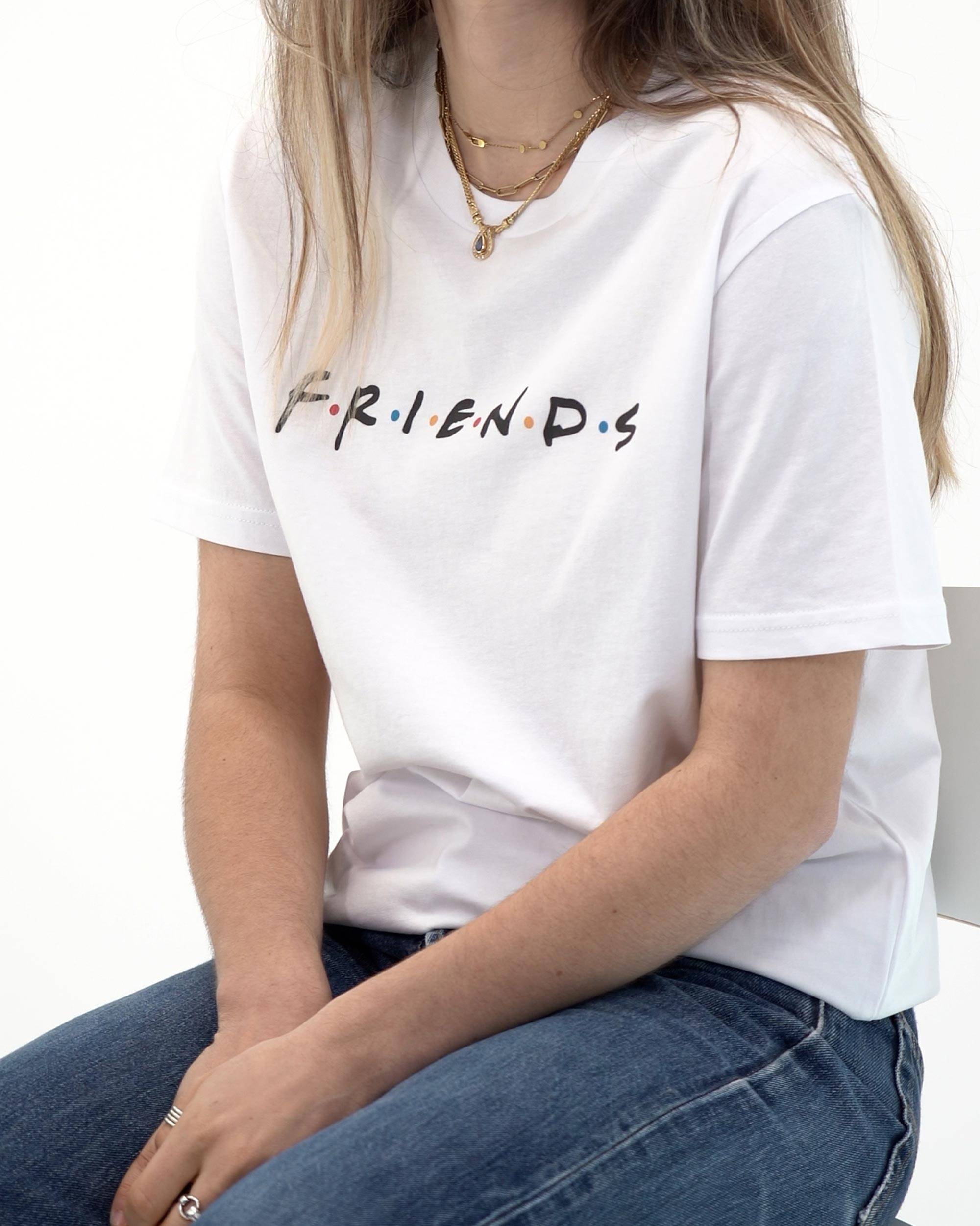 T-shirt Friends Logo de couleur Blanc