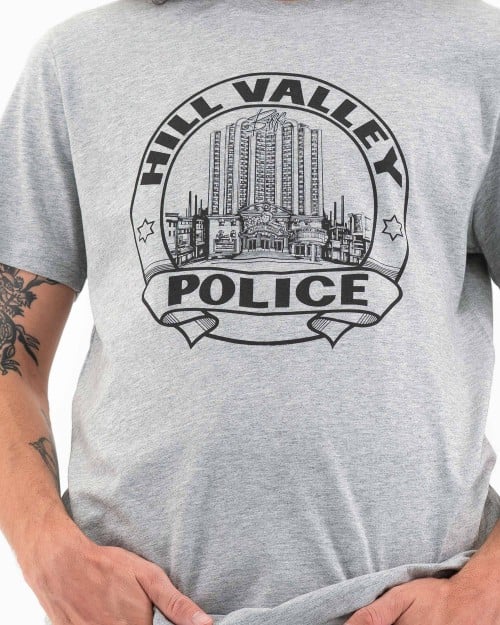 T-shirt Hill Valley Police Grafitee
