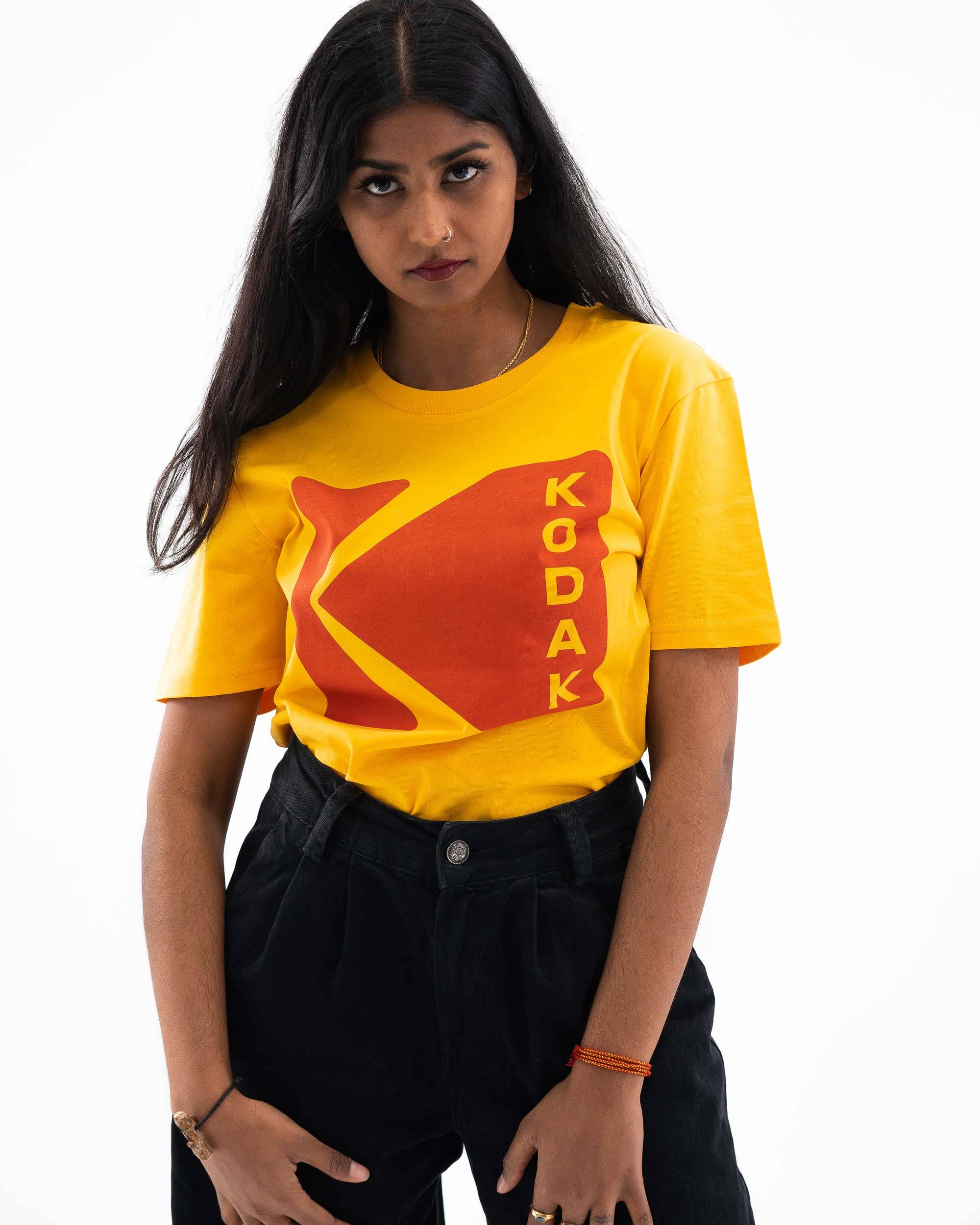 T-shirt Kodak Logo de couleur Jaune