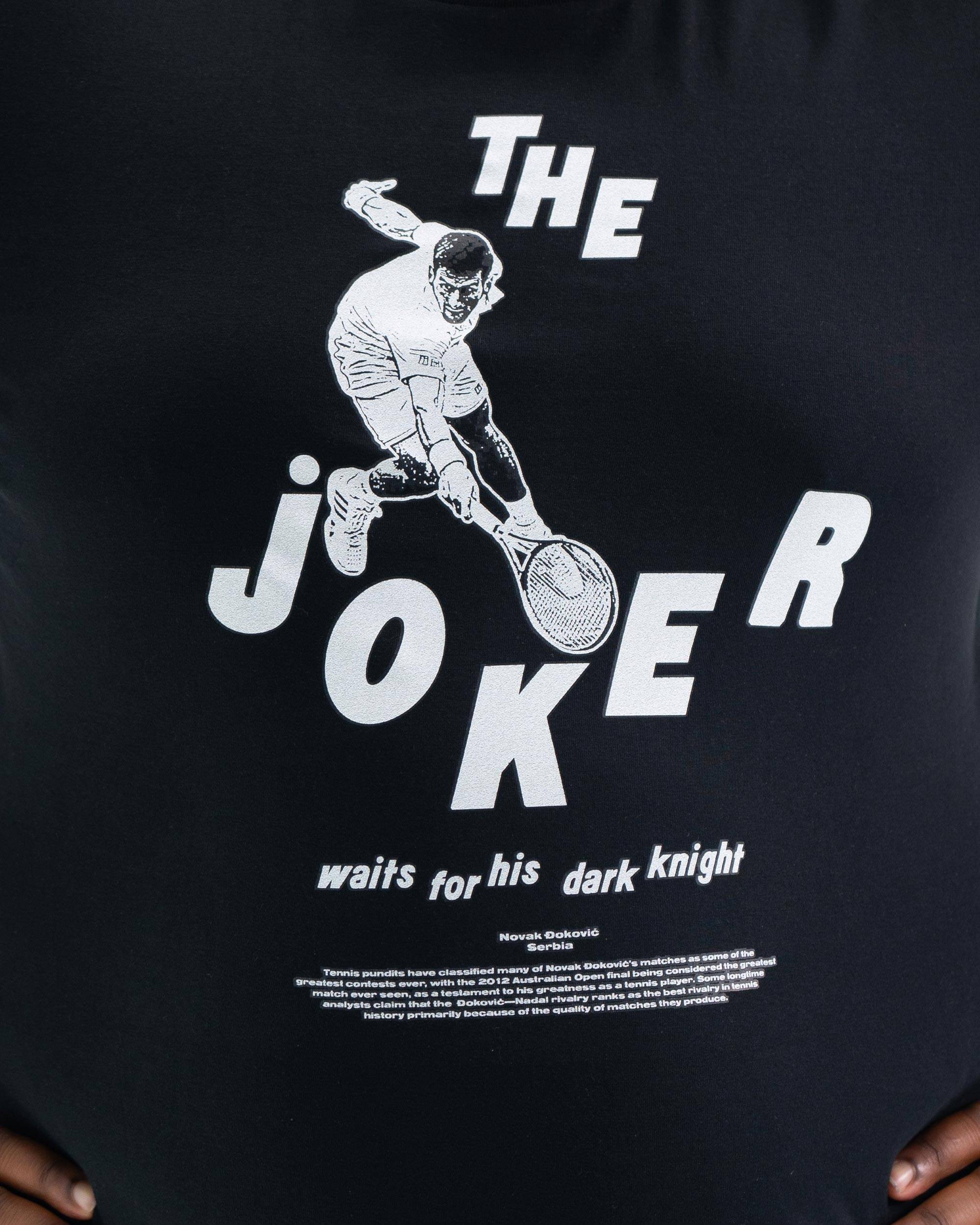 T-shirt The Joker de couleur Noir par Love Means Nothing